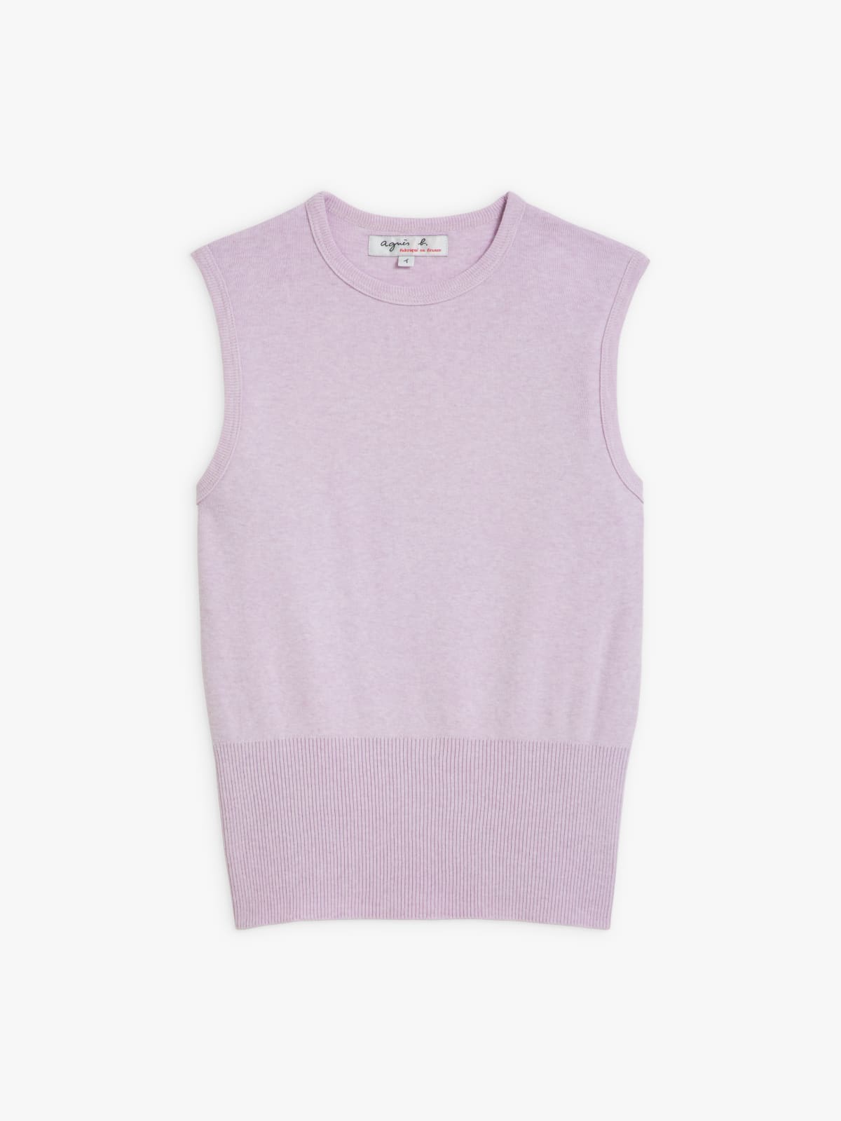 mauve cotton June tank top