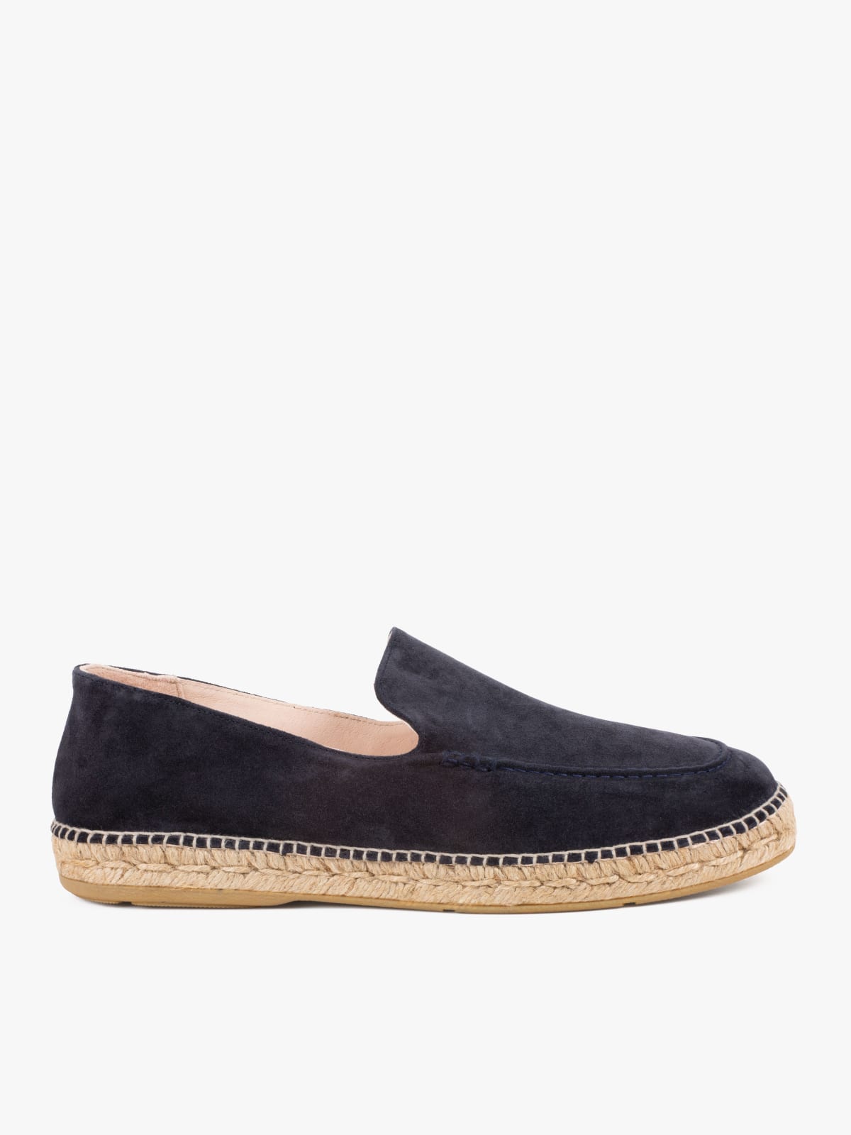 night blue Kai men's suede leather espadrilles