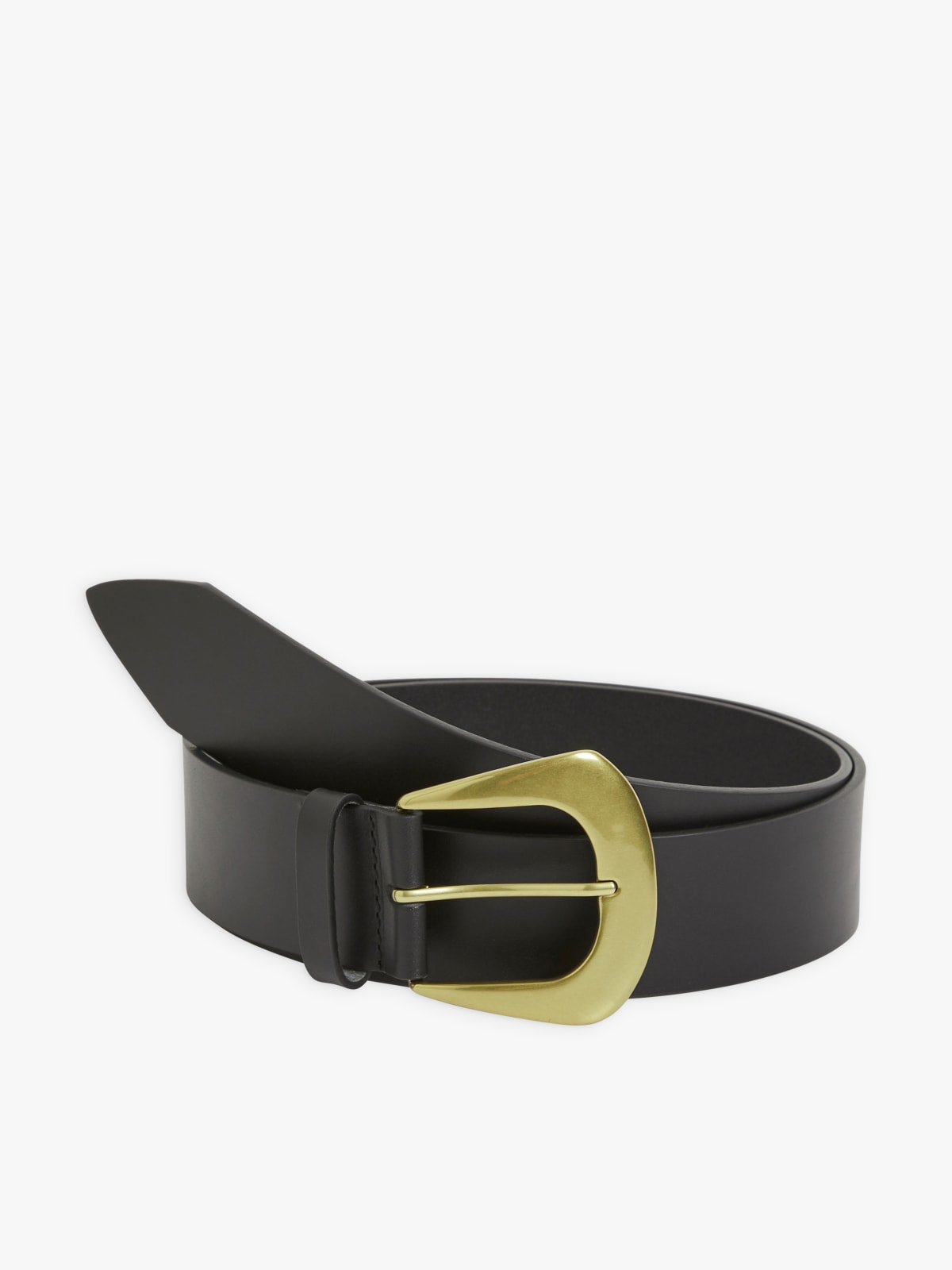 black dipped lambskin Judie belt