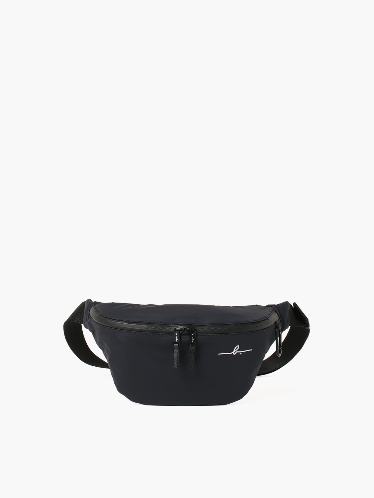 black nylon Bum Bag