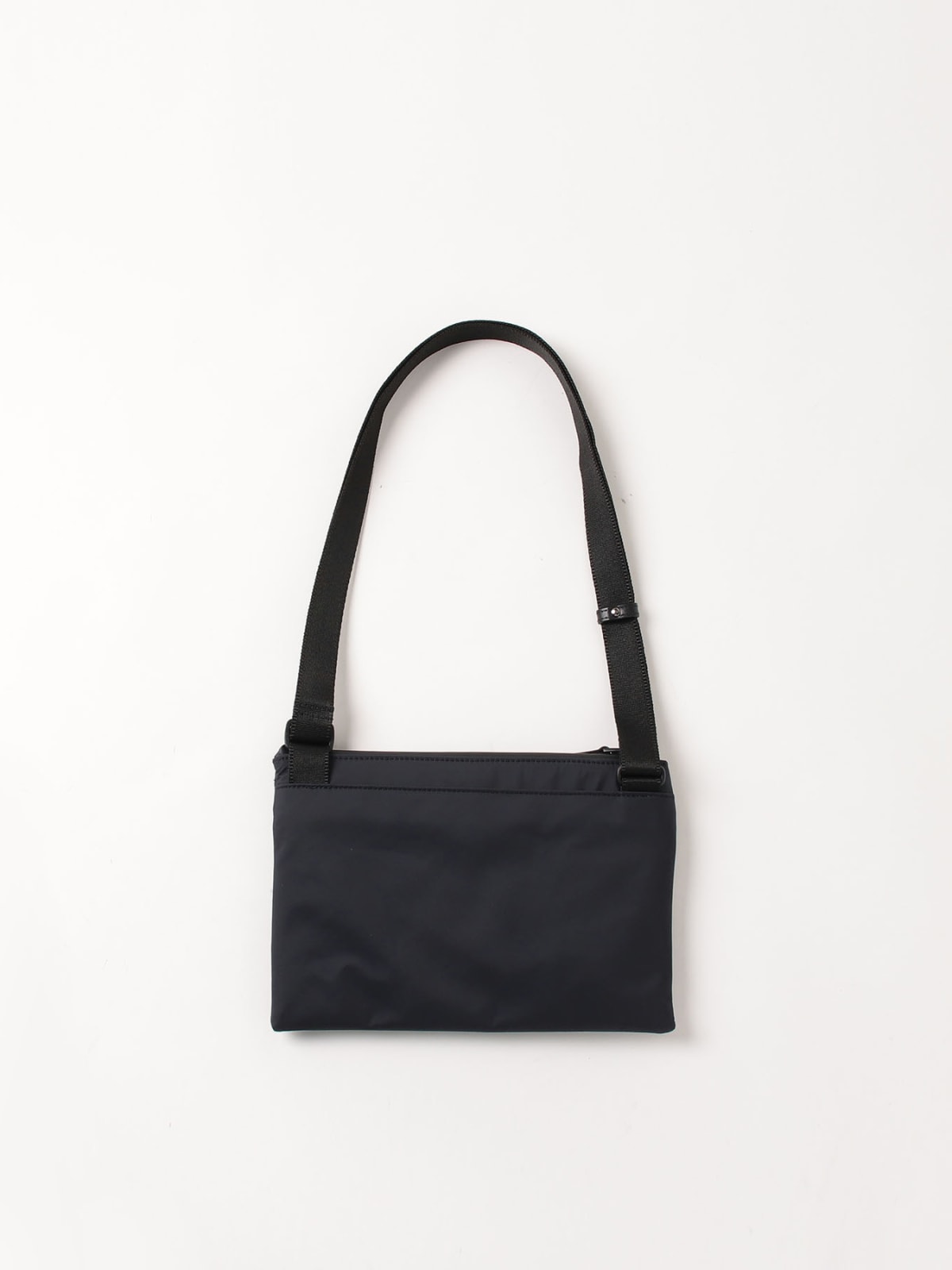 black nylon shoulder bag