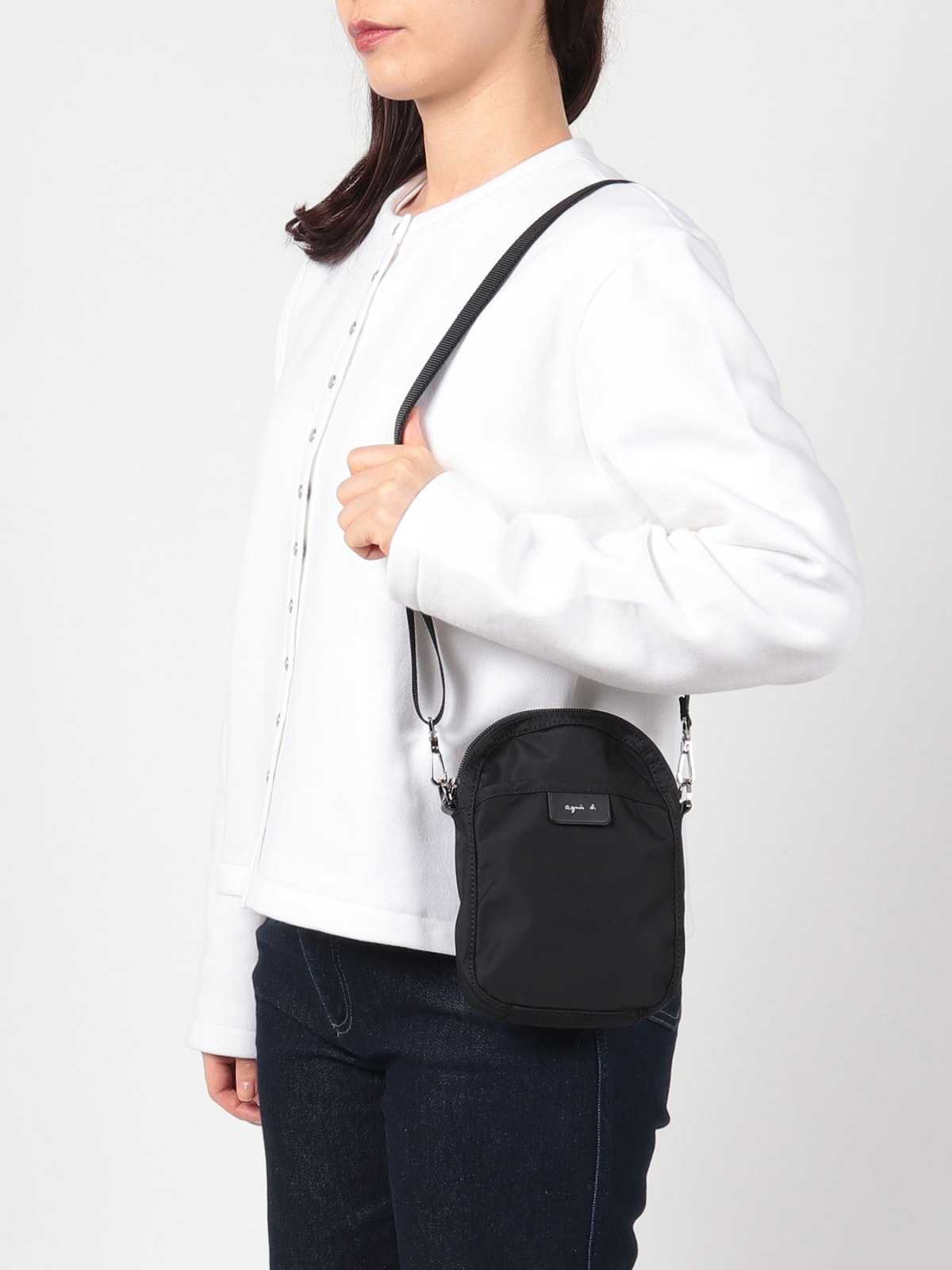black nylon bag image number 4