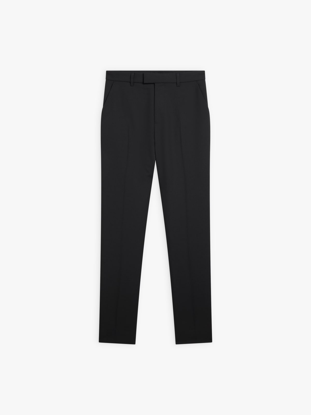 black wool-blend high-waisted Fergie trousers