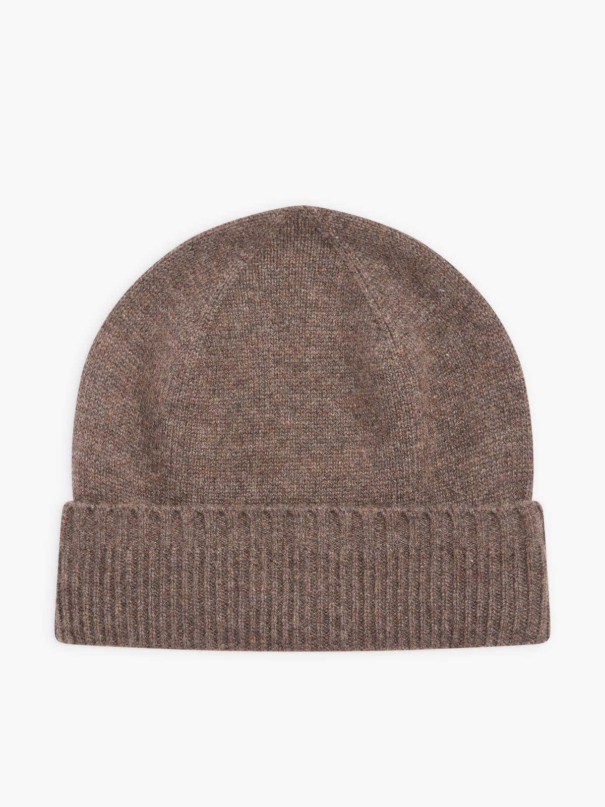 brown Nelio unisex cashmere beanie