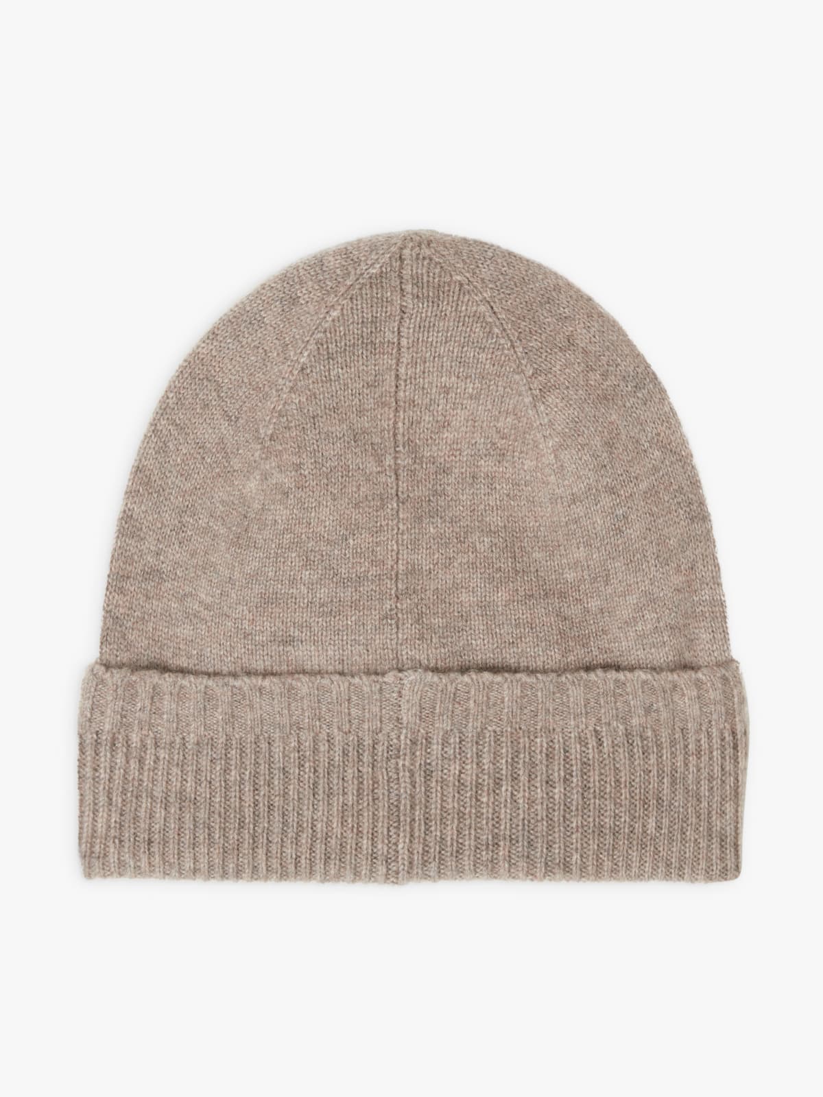 beige Nelio unisex cashmere beanie