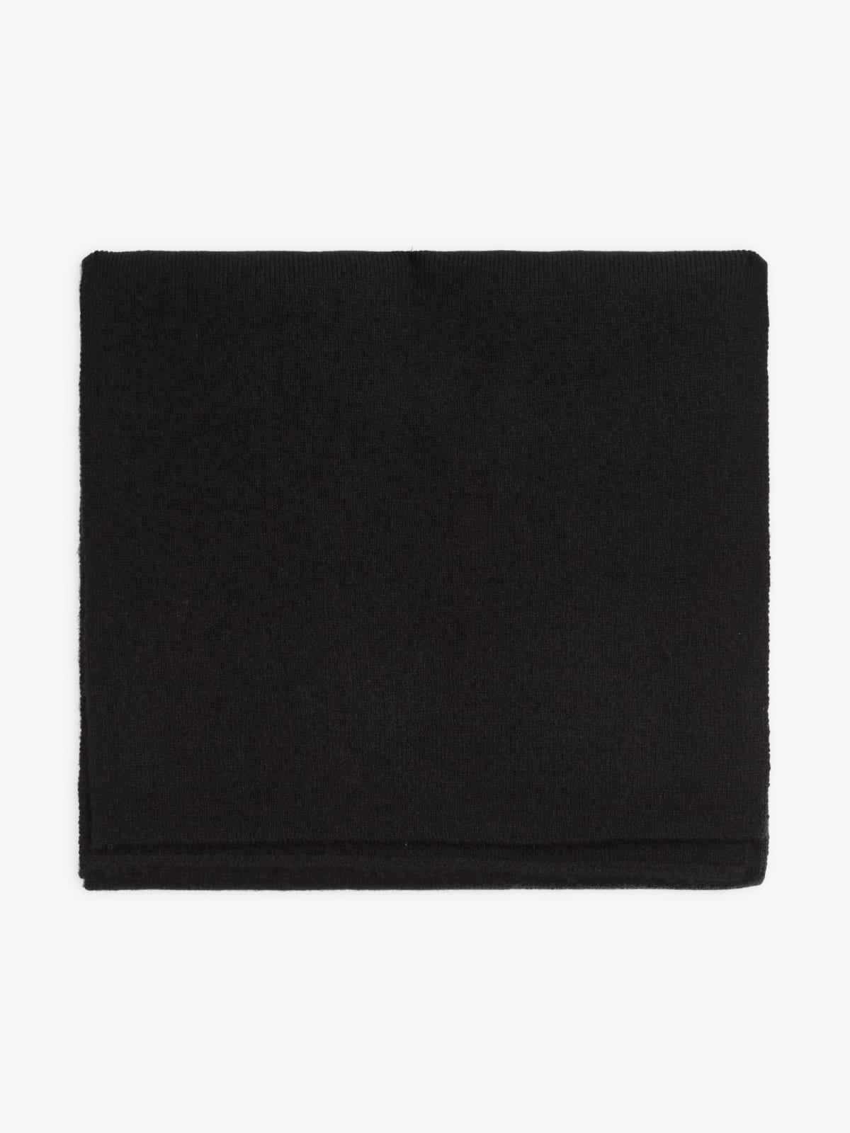 black cashmere Moris scarf