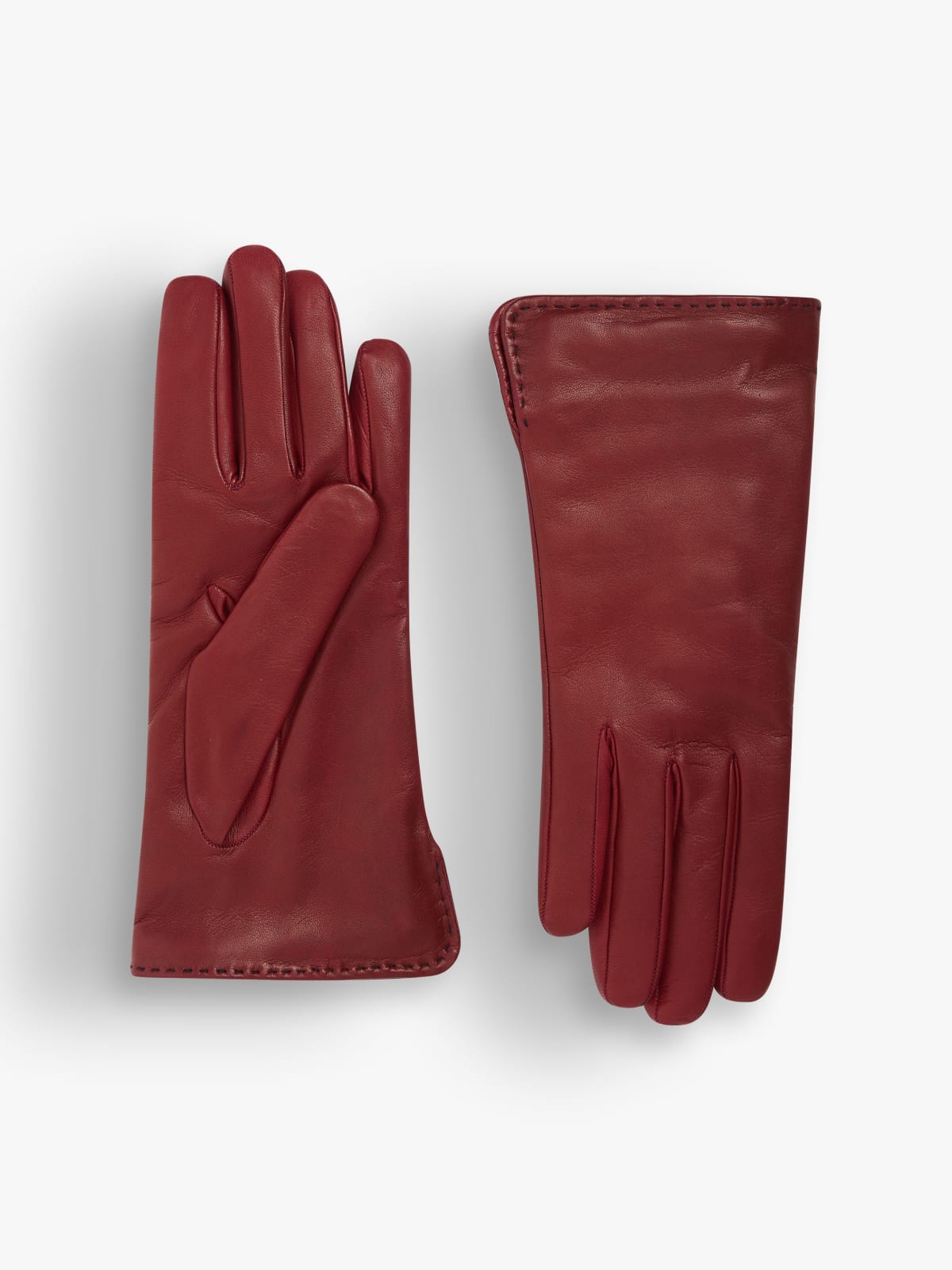 red leather Dorothée gloves