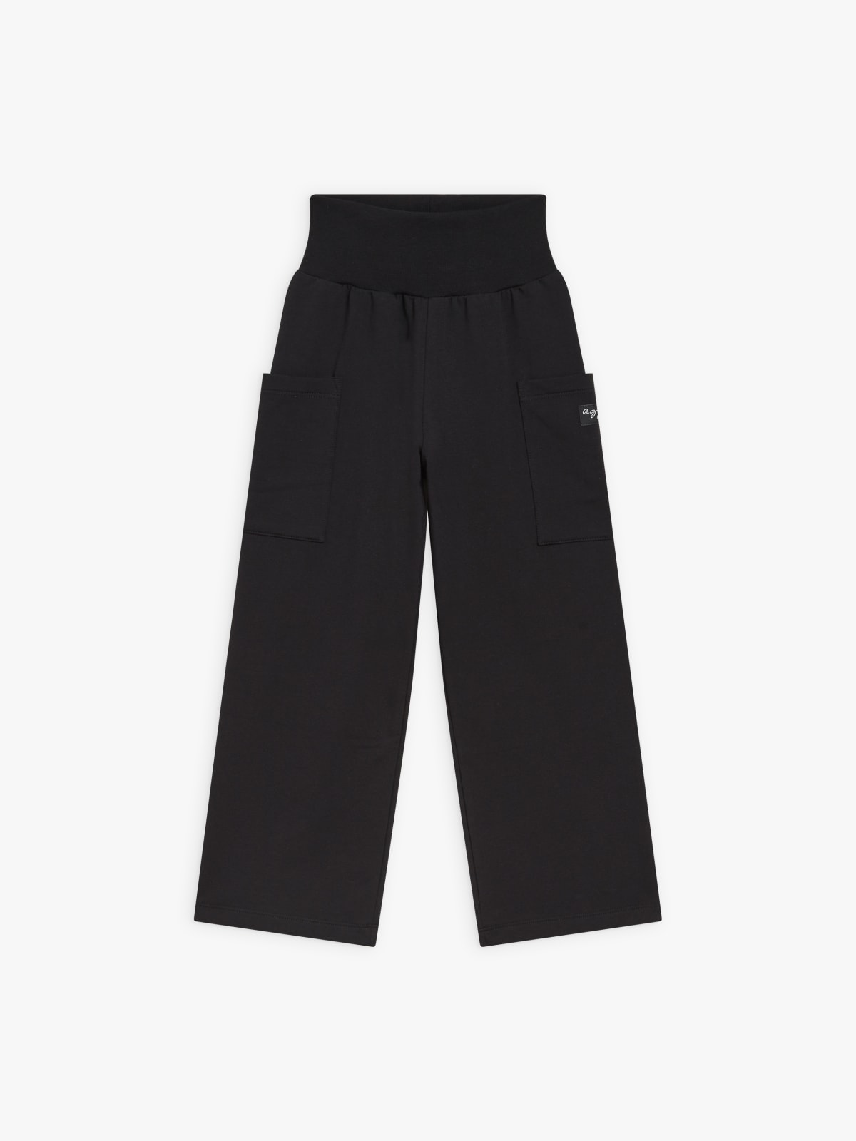 pantalon Mathis en molleton de coton noir