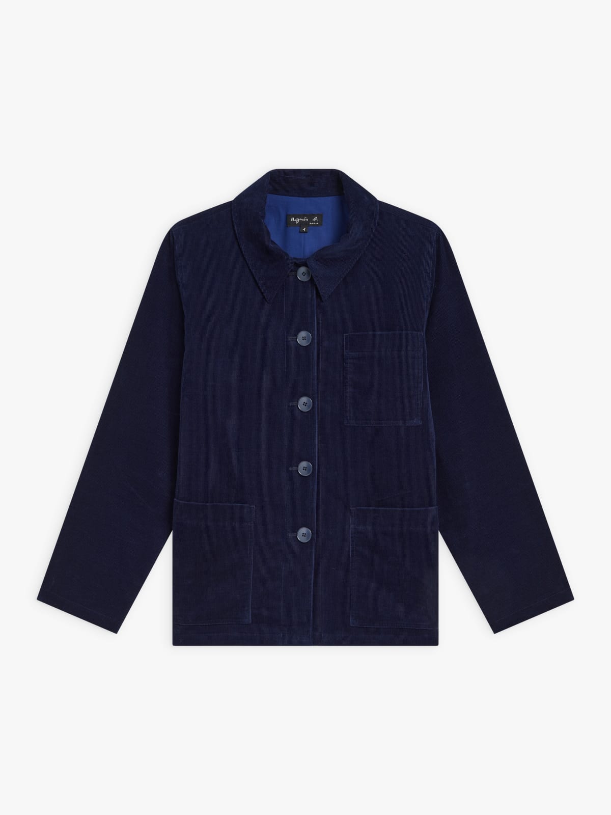 navy blue corduroy Ming jacket