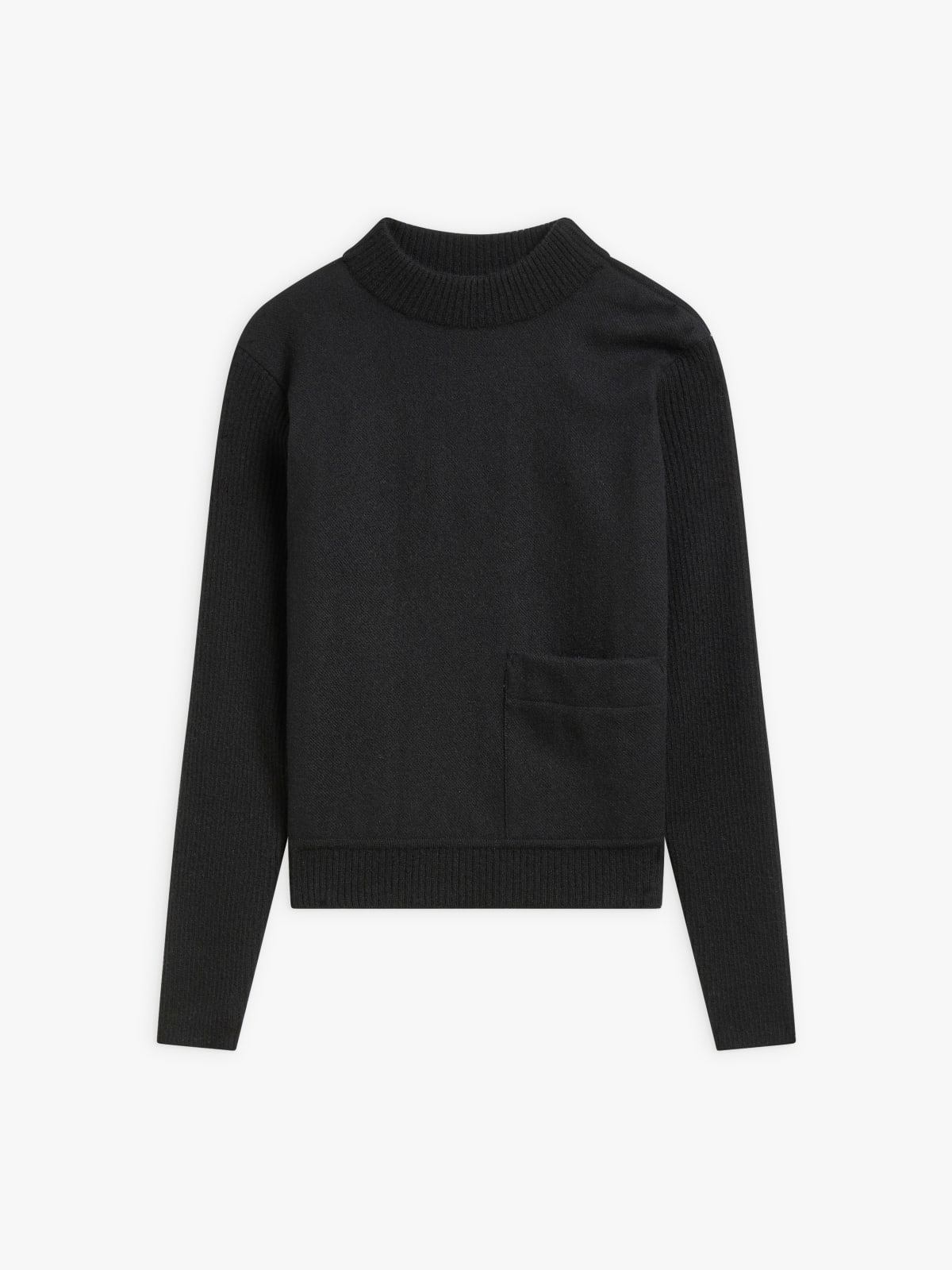 black yack wool Poche jumper