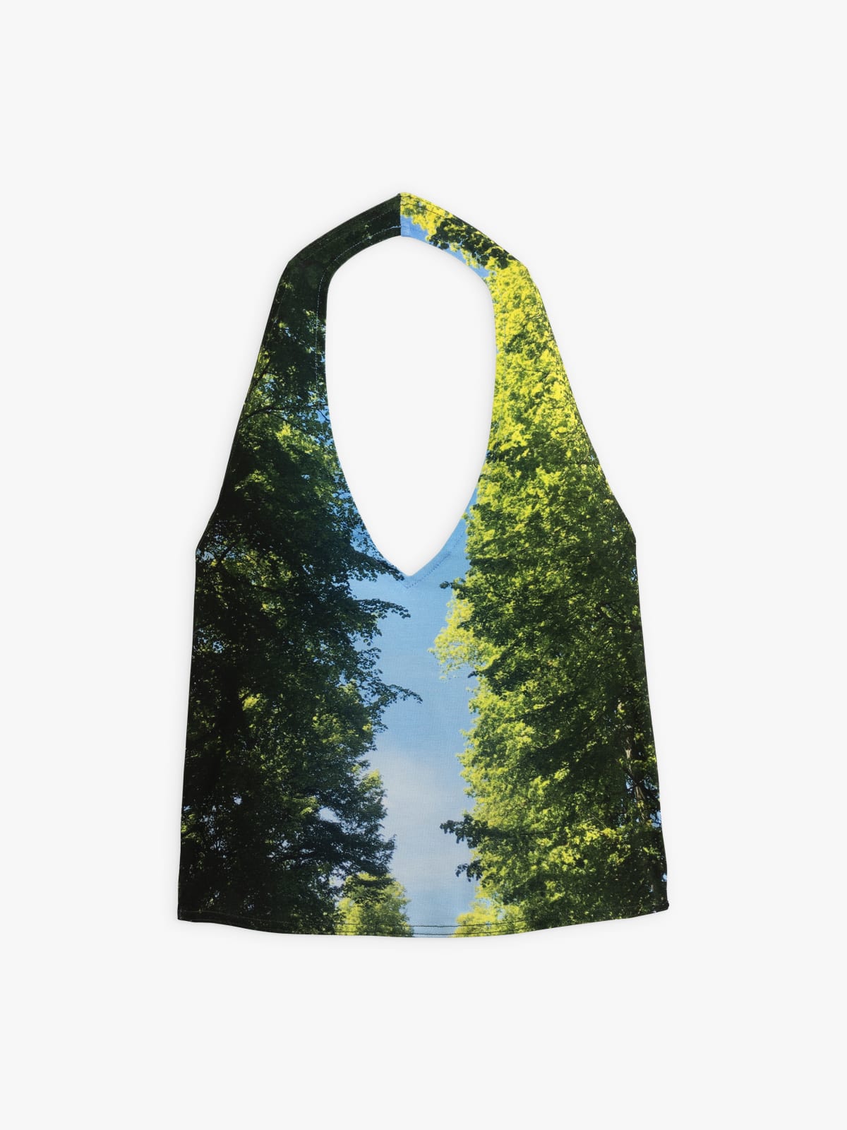 Allée (Alley) digital print backless top