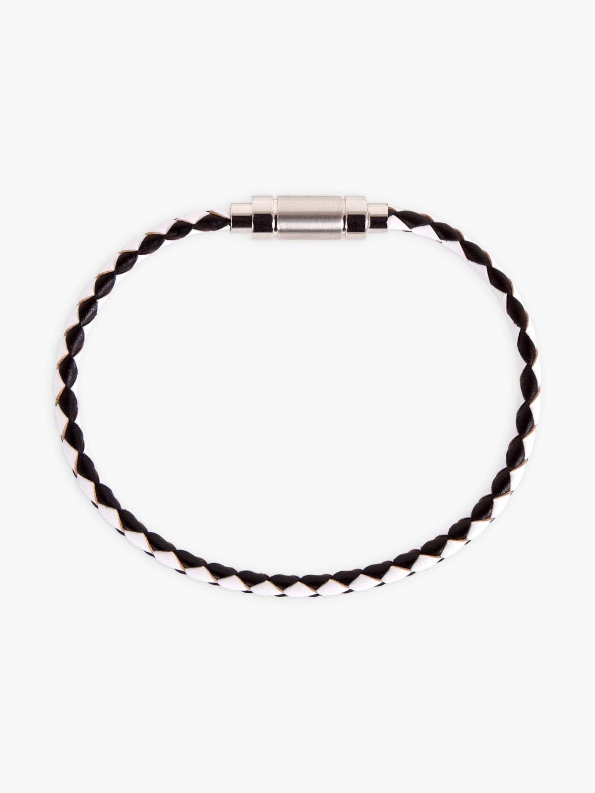 black and white plonge lambskin Lois bracelet