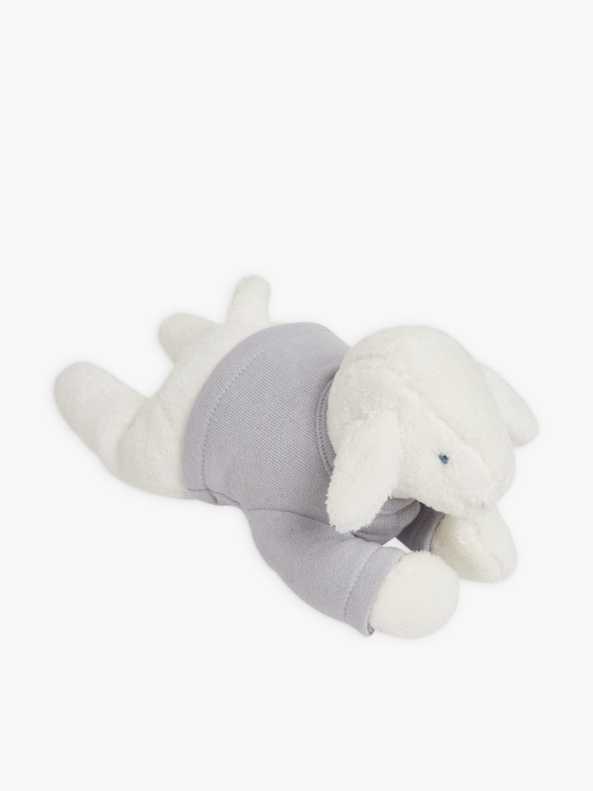 doudou Agneau en molletton de coton gris