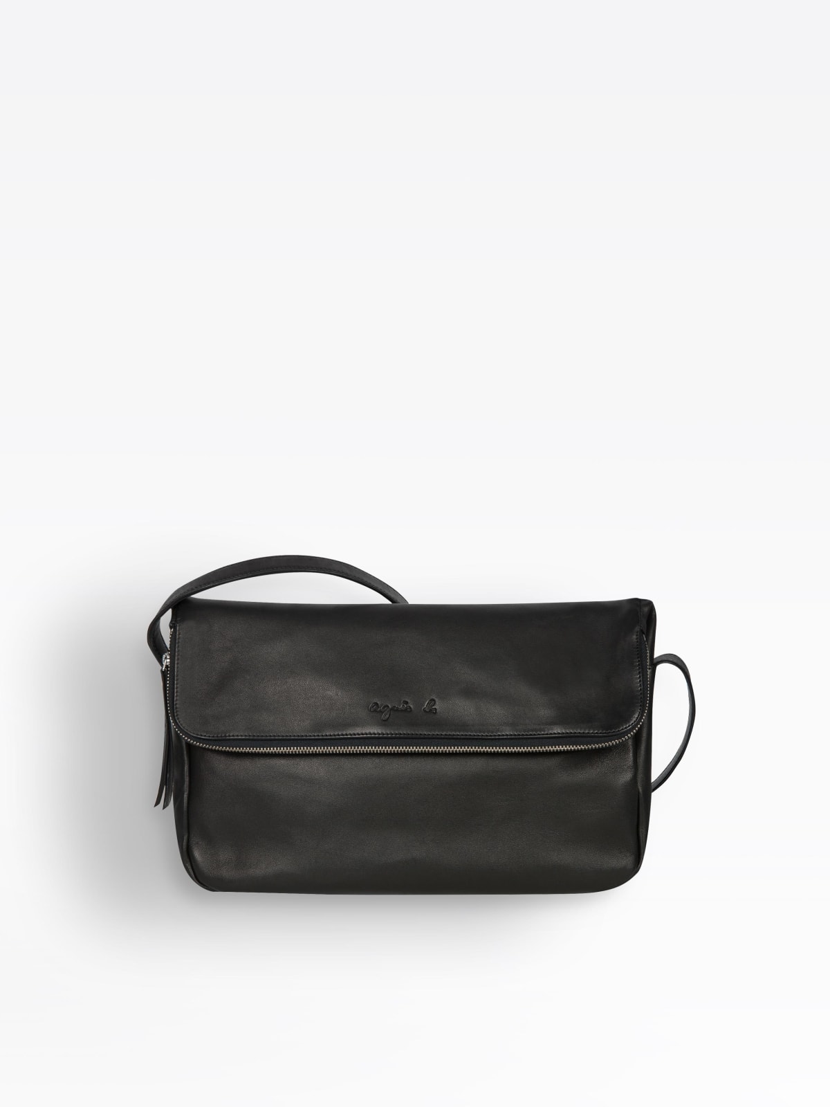 sac Amelia en cuir noir