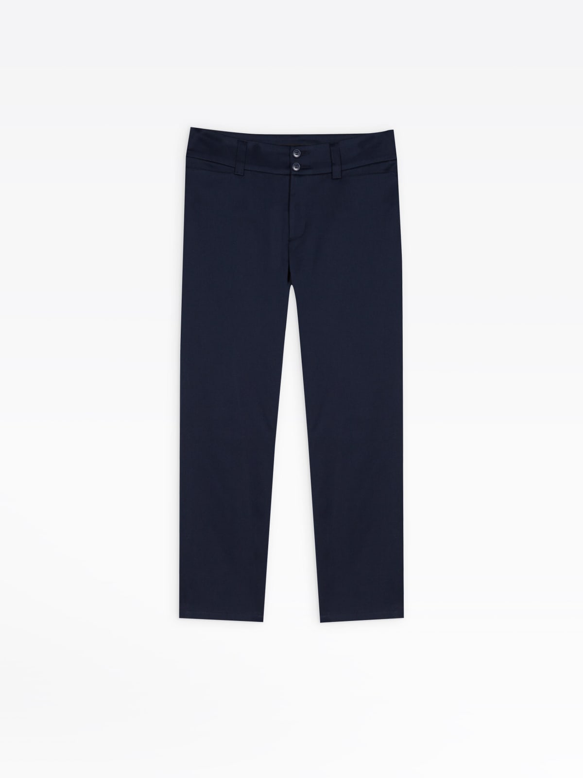 navy blue Neo slim capri pants