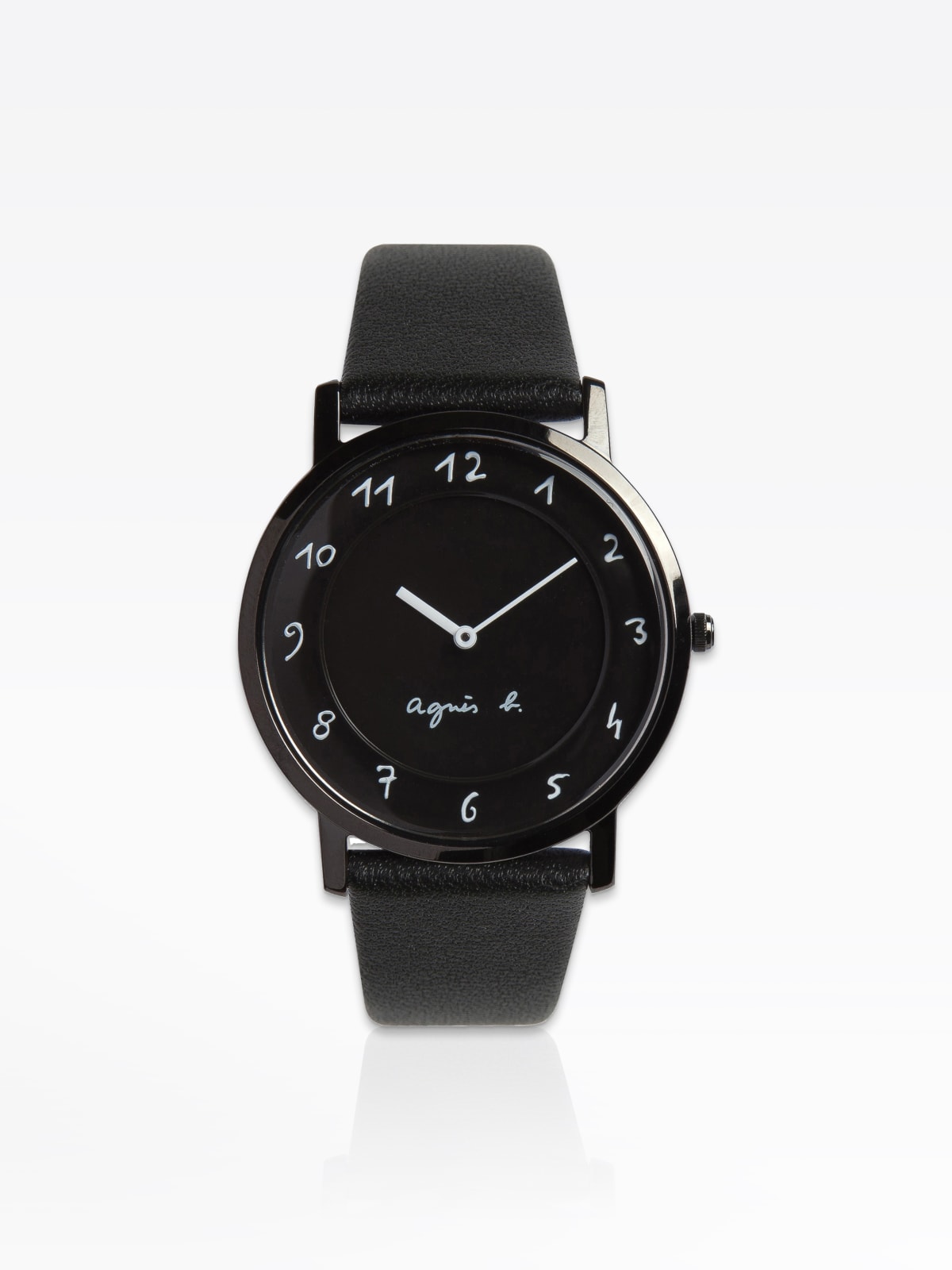 montre agnès noire