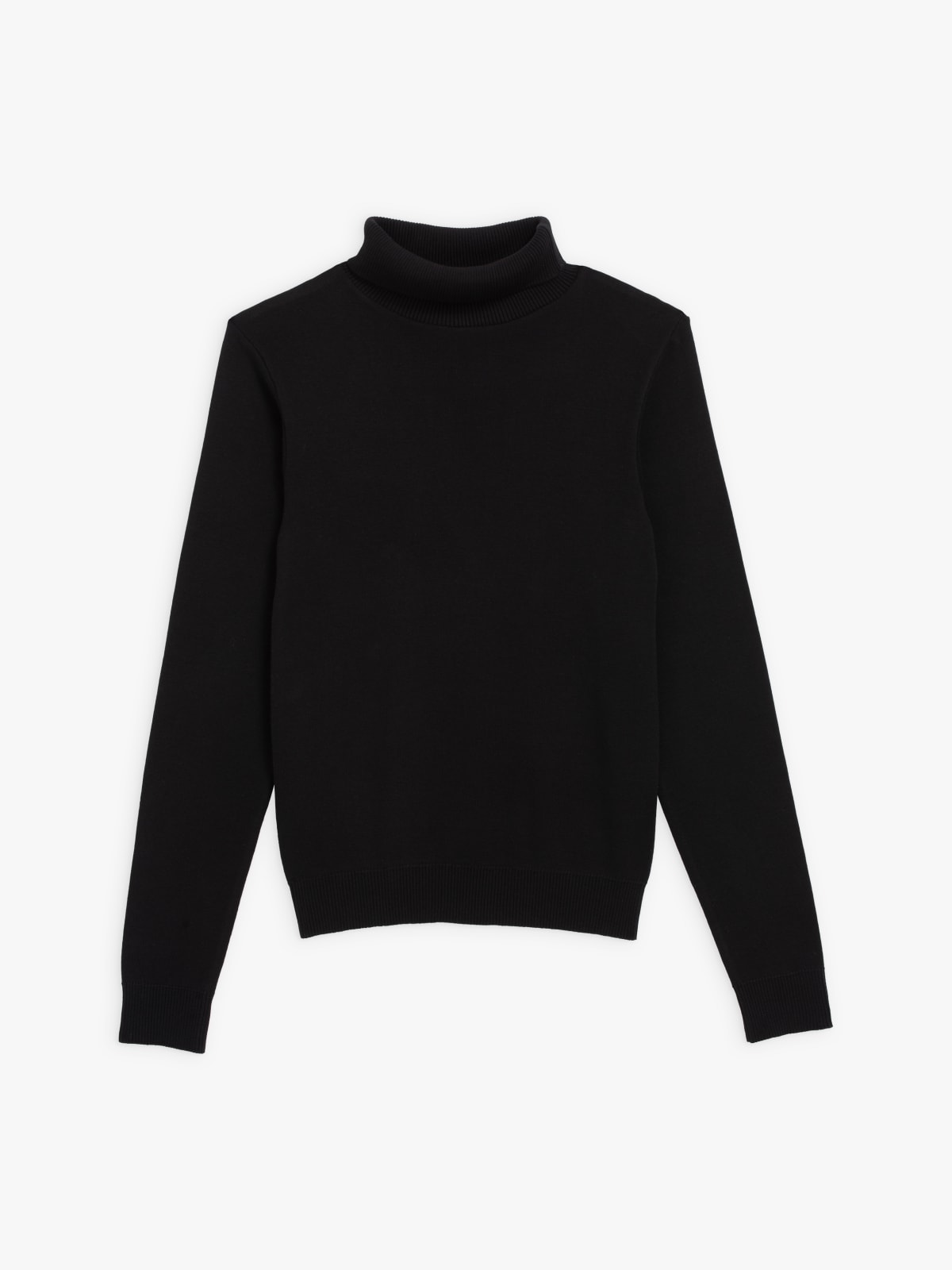 black turtleneck Eddy jumper