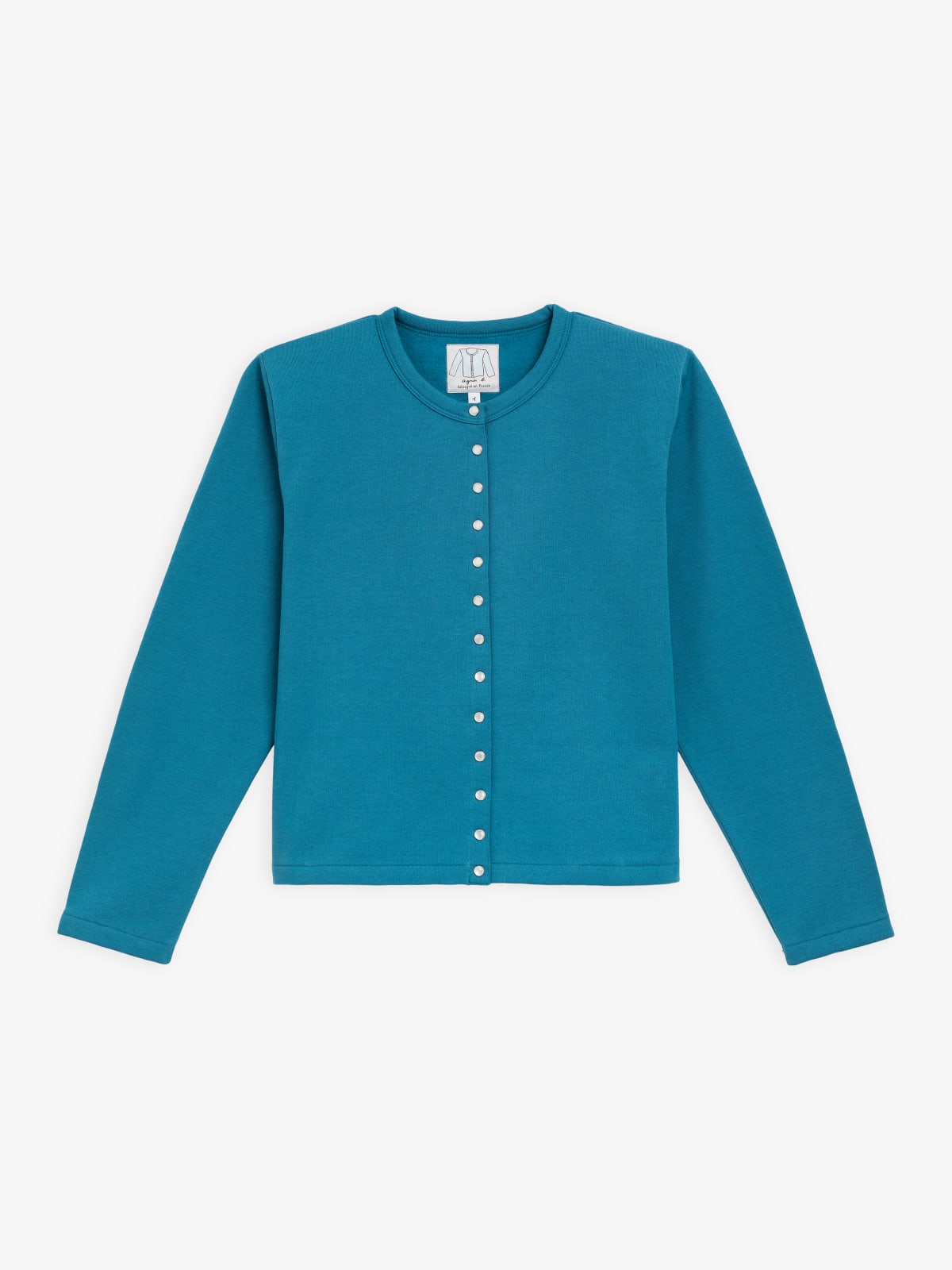 blue Le Classique snap cardigan