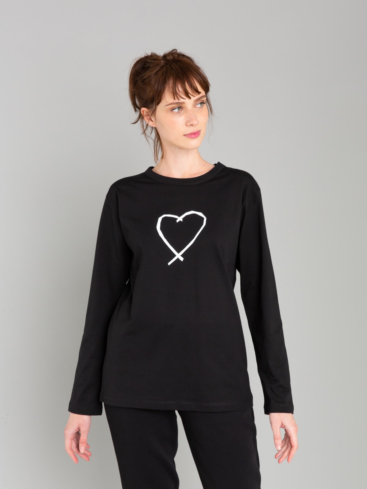 t-shirt Cool noir coeur Sarajevo