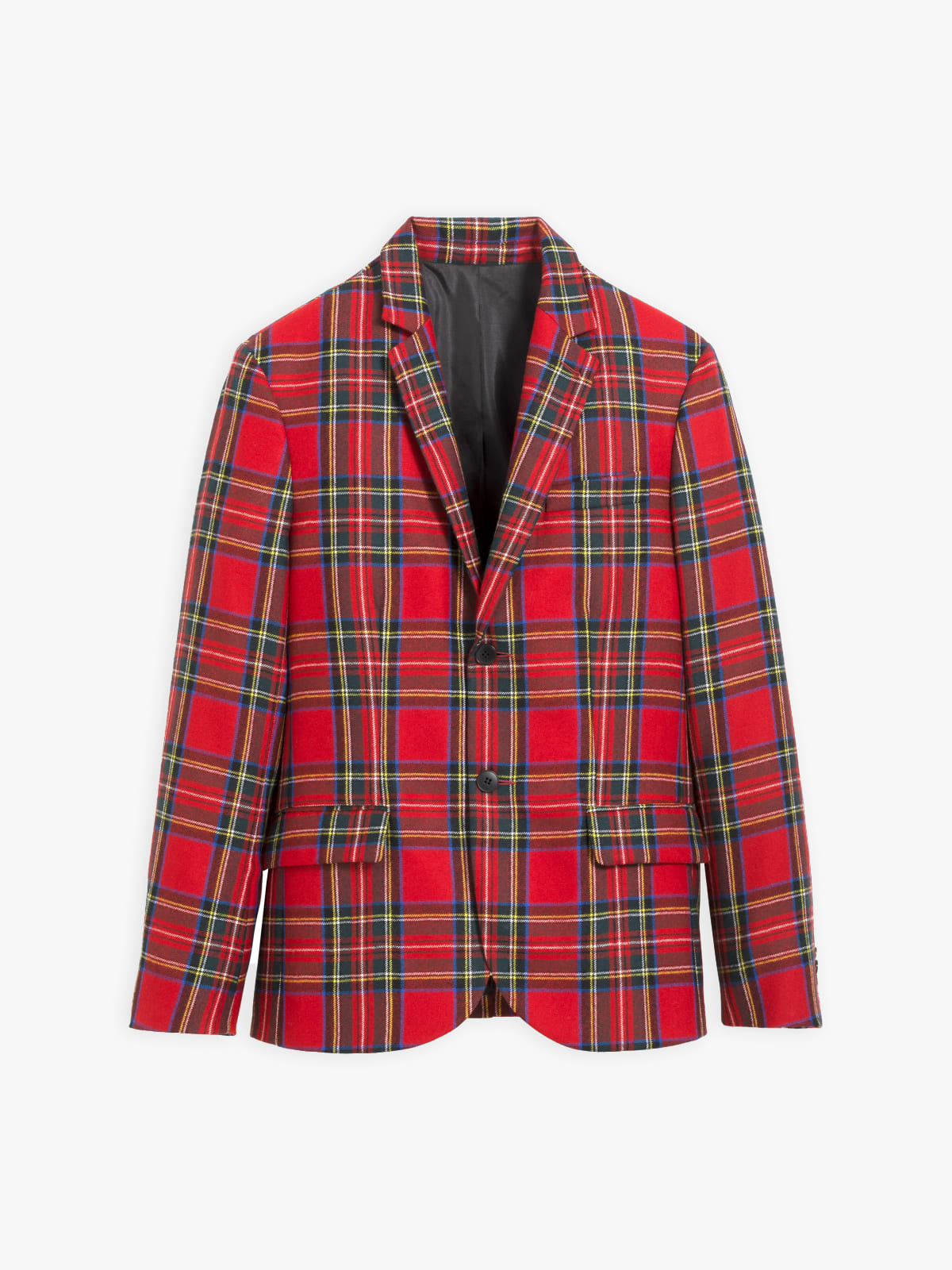 tartan wool jacket