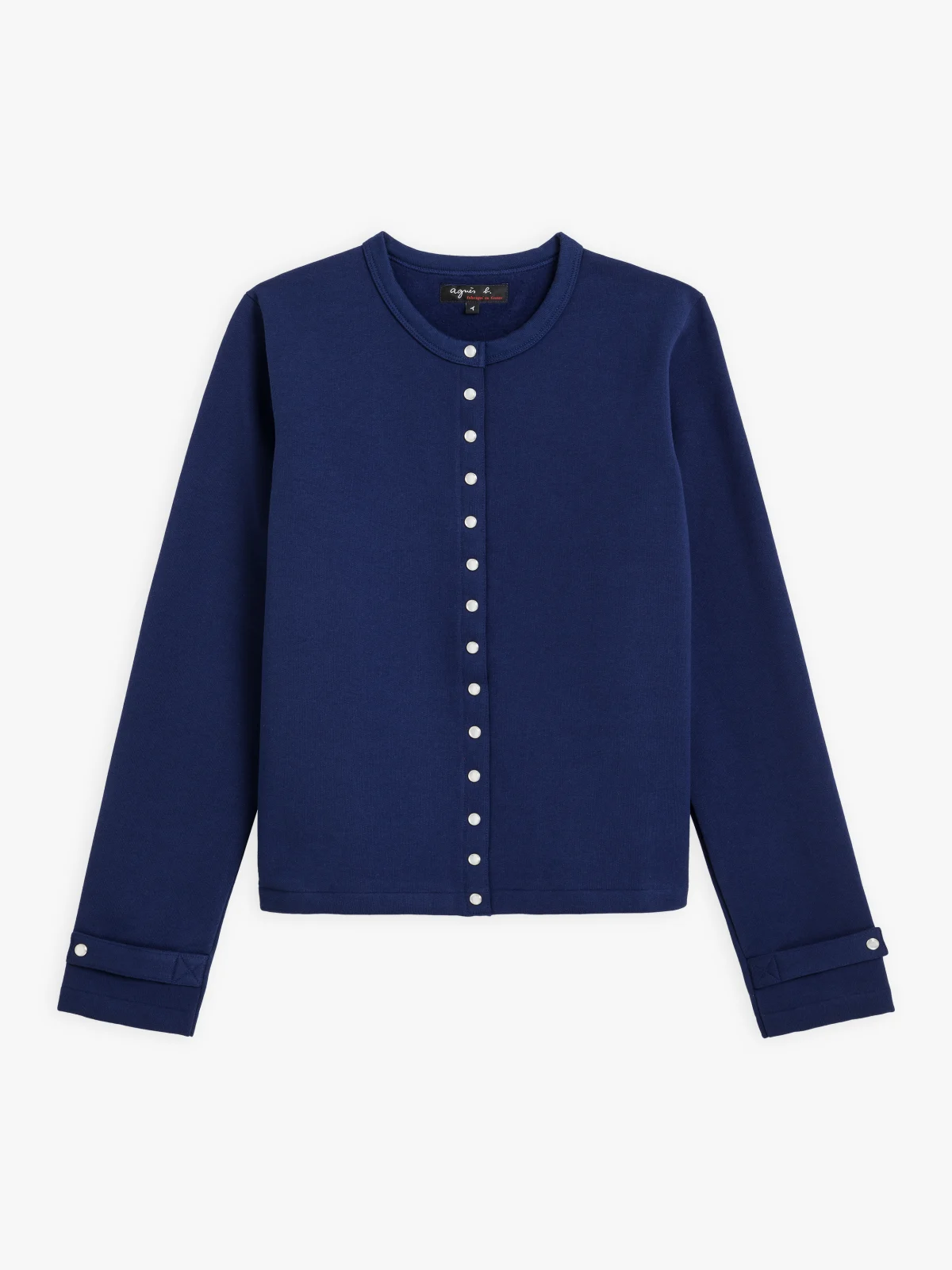 Agnes b snap cardigan top
