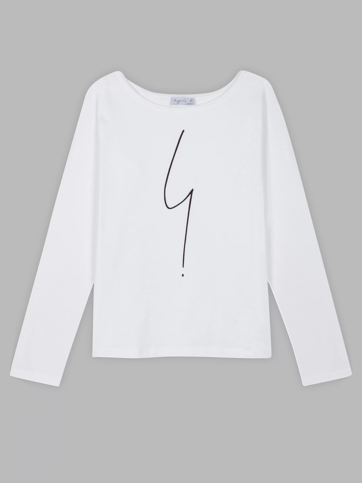 white long sleeves Australie "irony" t-shirt