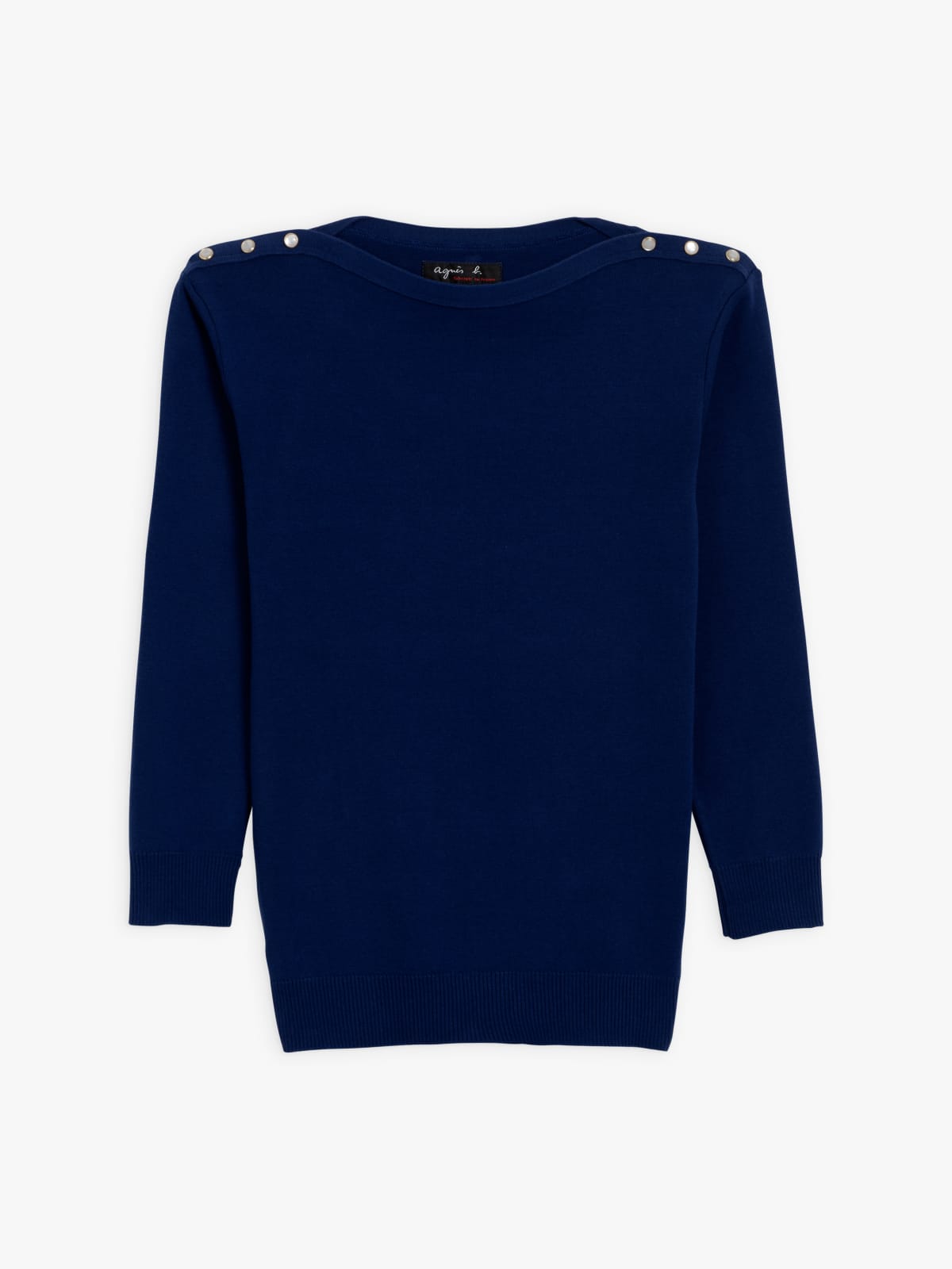 pull Badiane nacre bleu foncé