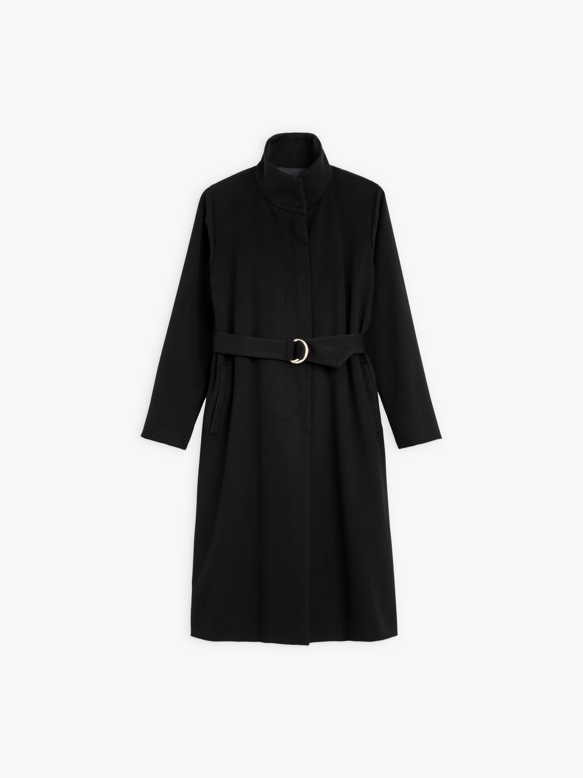 black cashmere Sand coat