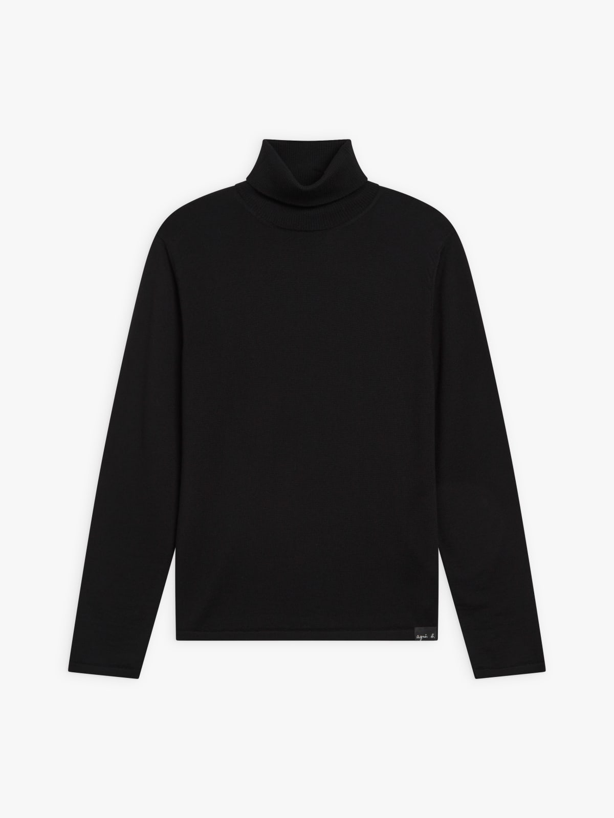 black merino wool New Light sweater