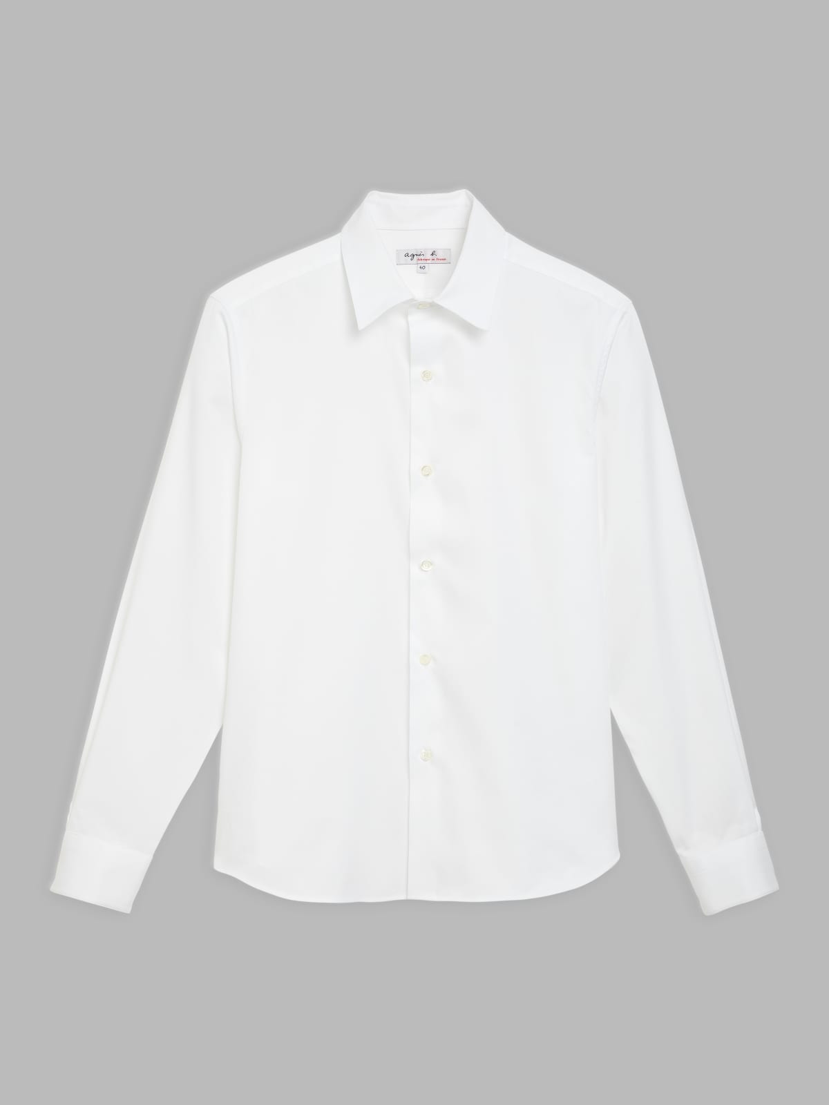 chemise Tom blanche en sergé de coton