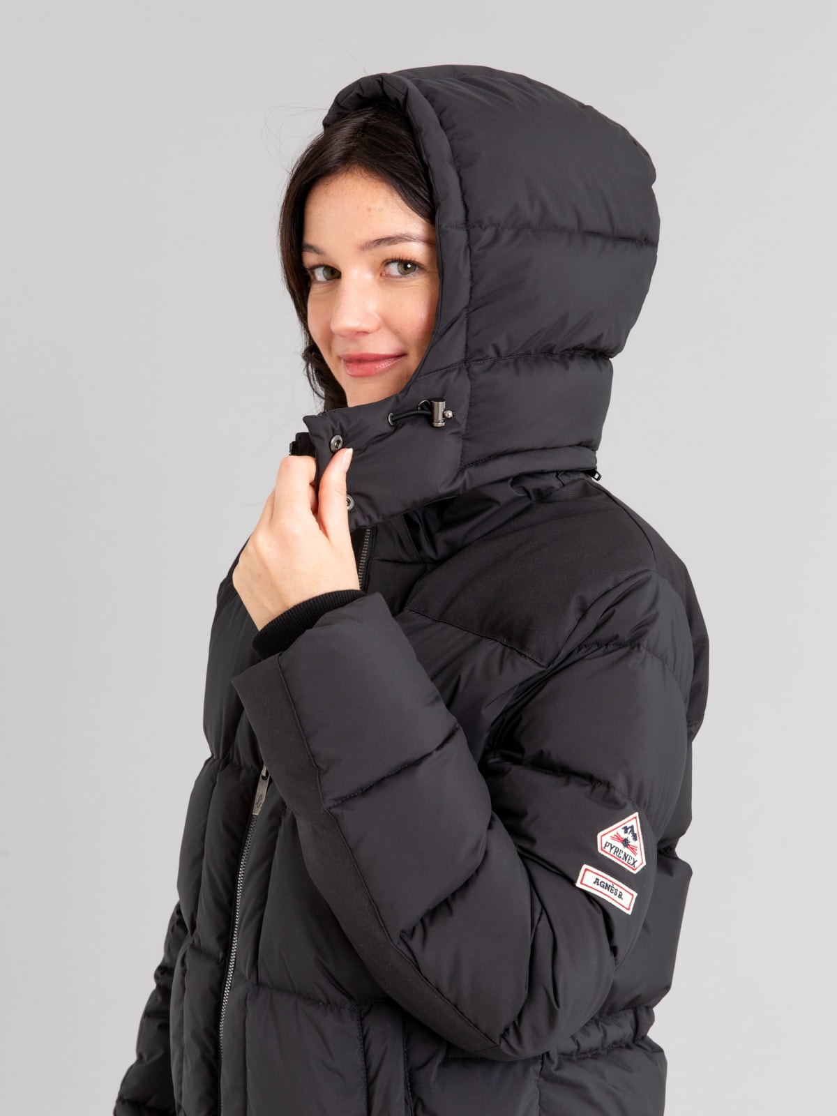black agnès b. with Pyrenex Agnès women down jacket black agnès b. with Pyrenex Agnès women down jacket