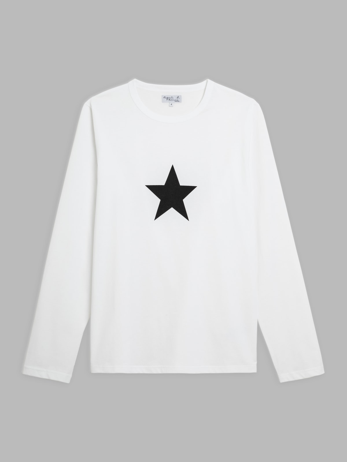 white long sleeves Coulos star t-shirt