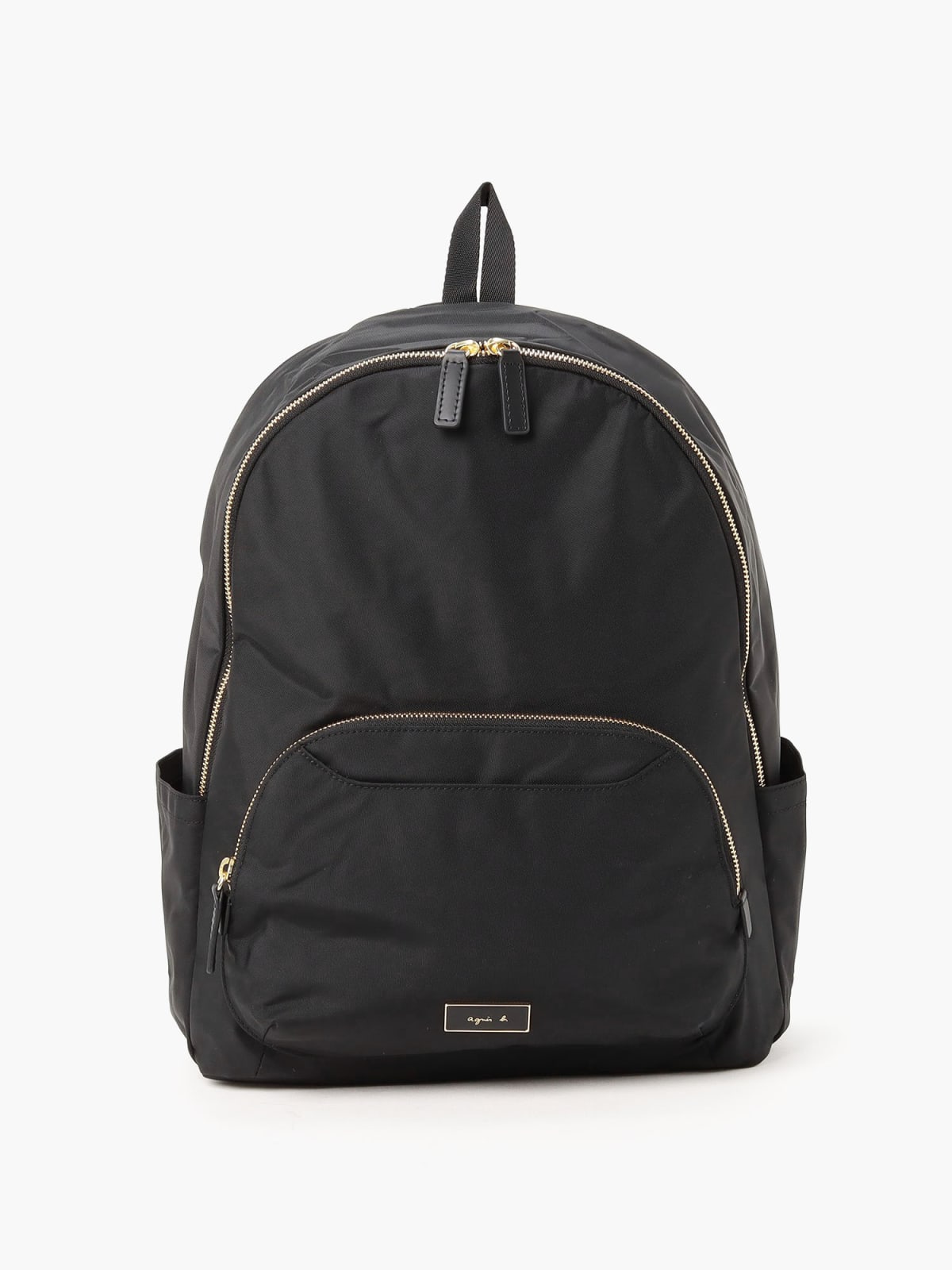 black chic nylon backpack