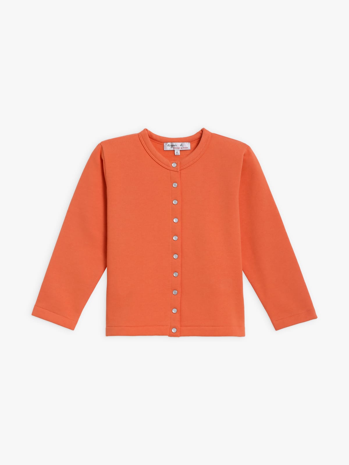 apricot "12 ans" snap cardigan