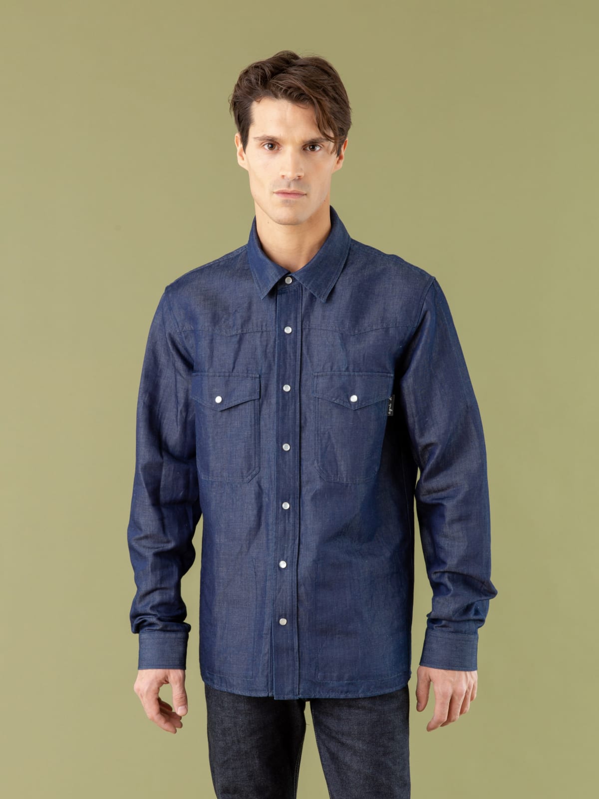 Western Cotton Denim Shirt