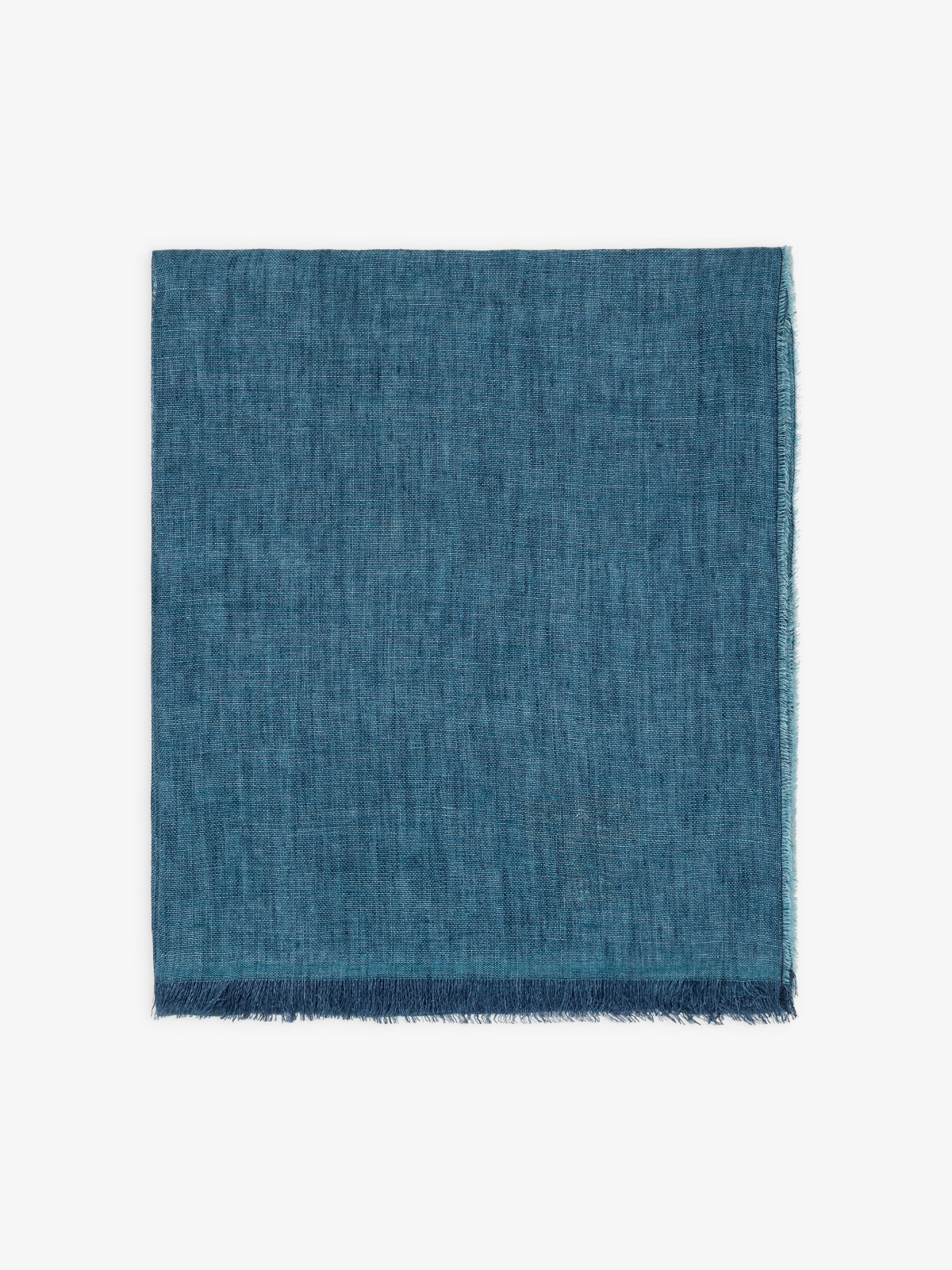 dark blue linen Alessandro scarf