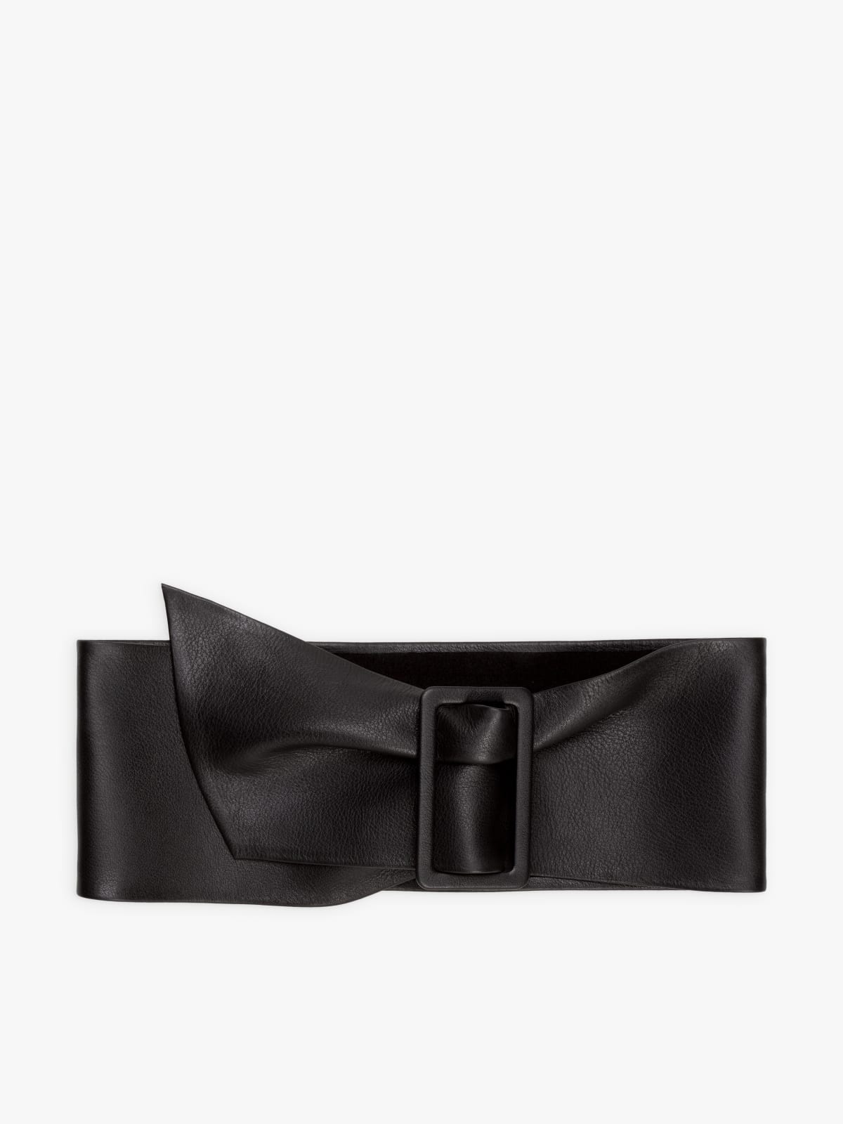 black leather Izia belt