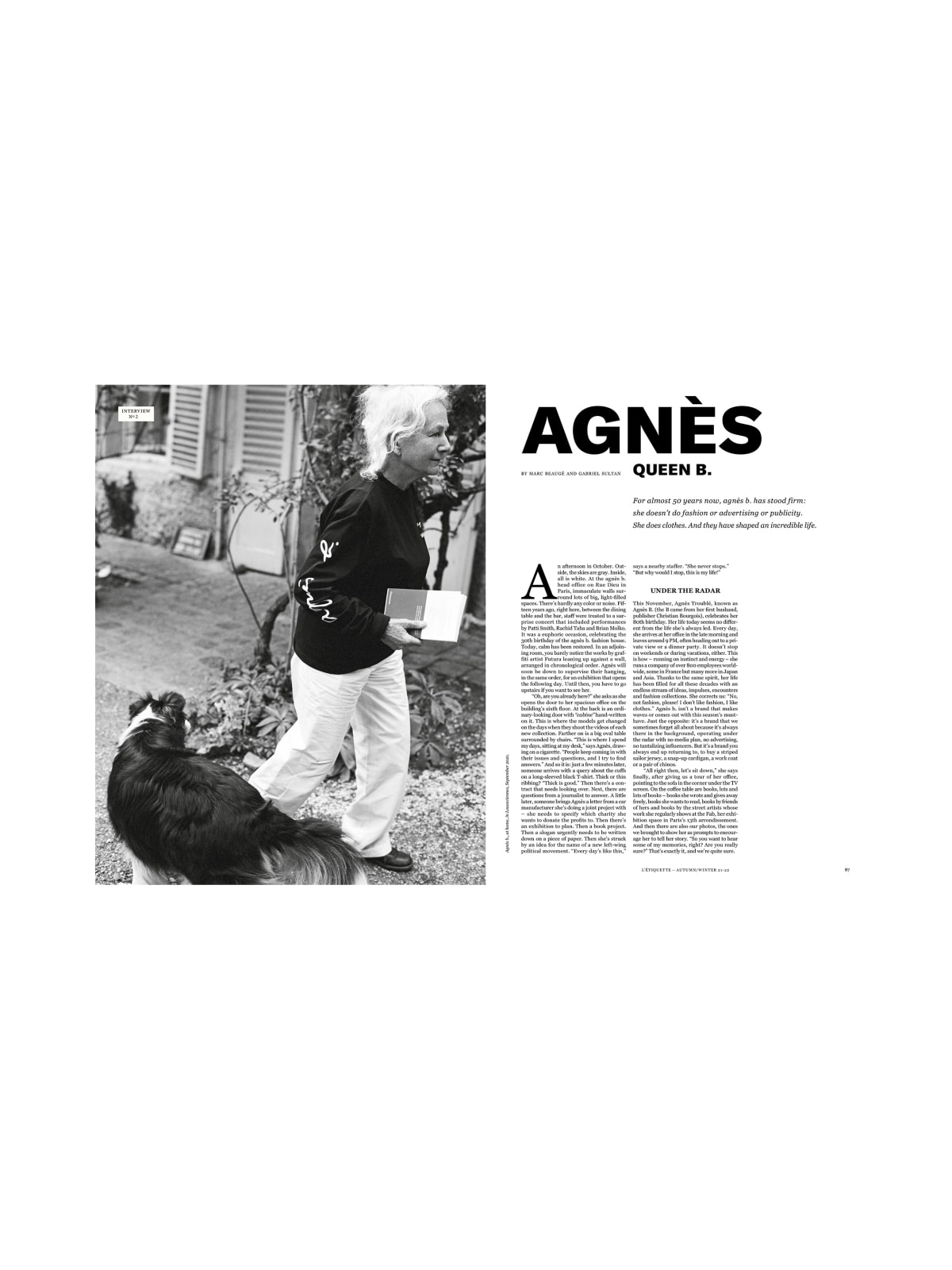 L’étiquette magazine #7 Fall Winter 2021 image number 1