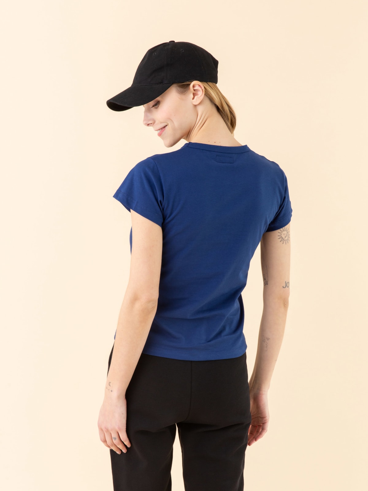 た*し様 90s agnès b. 八の字　coating short blou た*し様 90s agnès b. 八の字 coating short blou