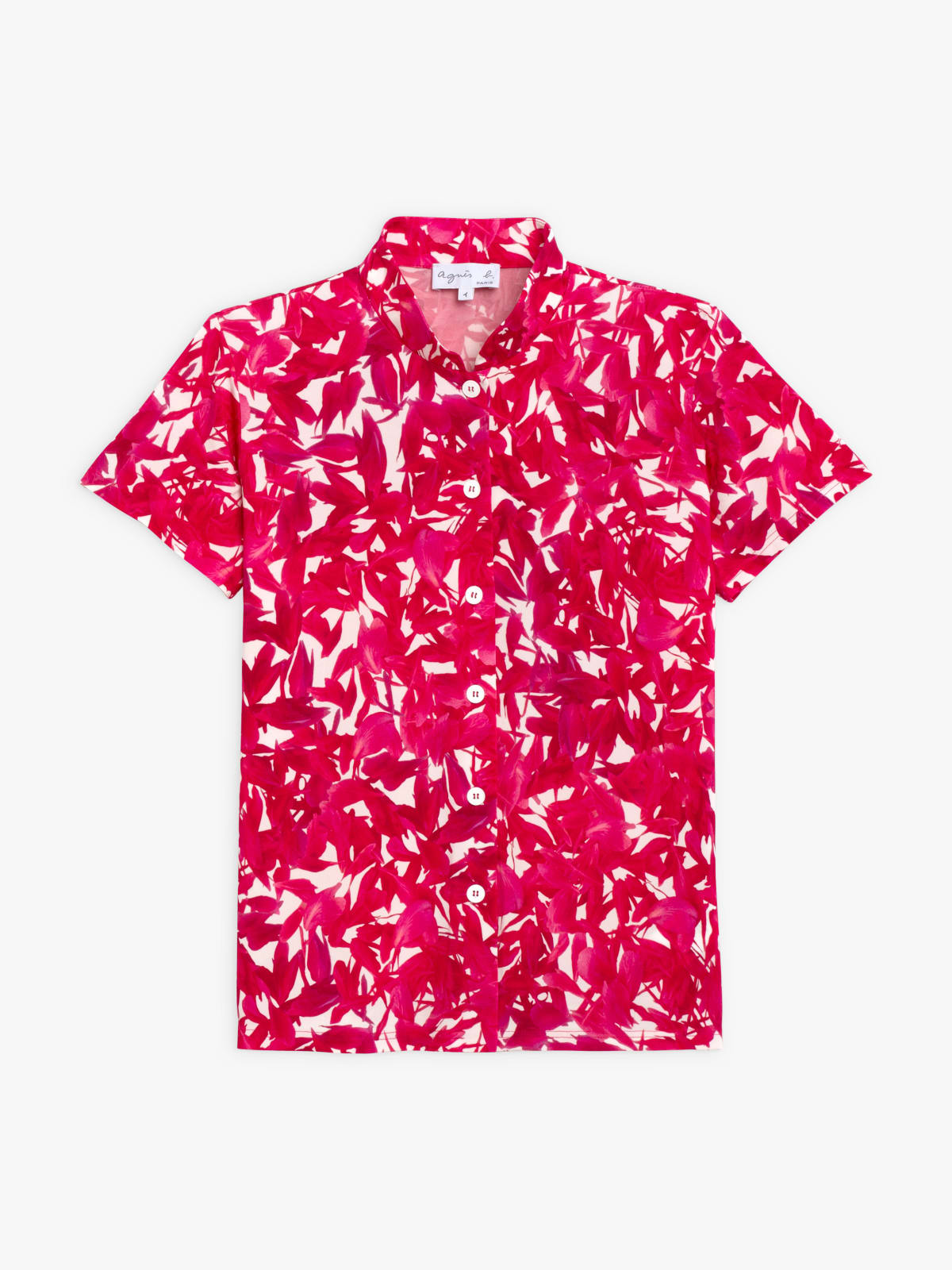 pink peony print Violaine shirt