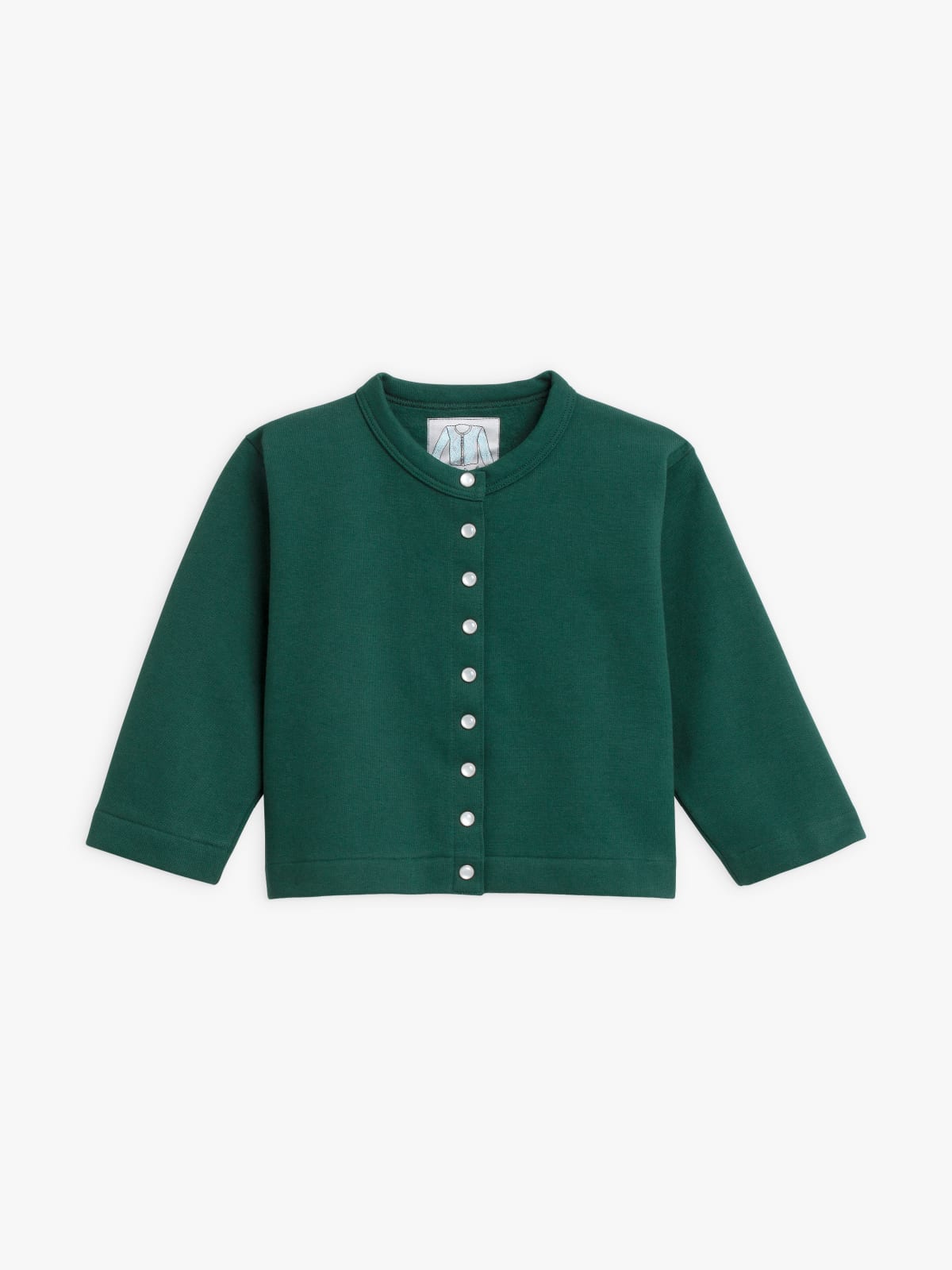 cardigan pression enfant en molleton