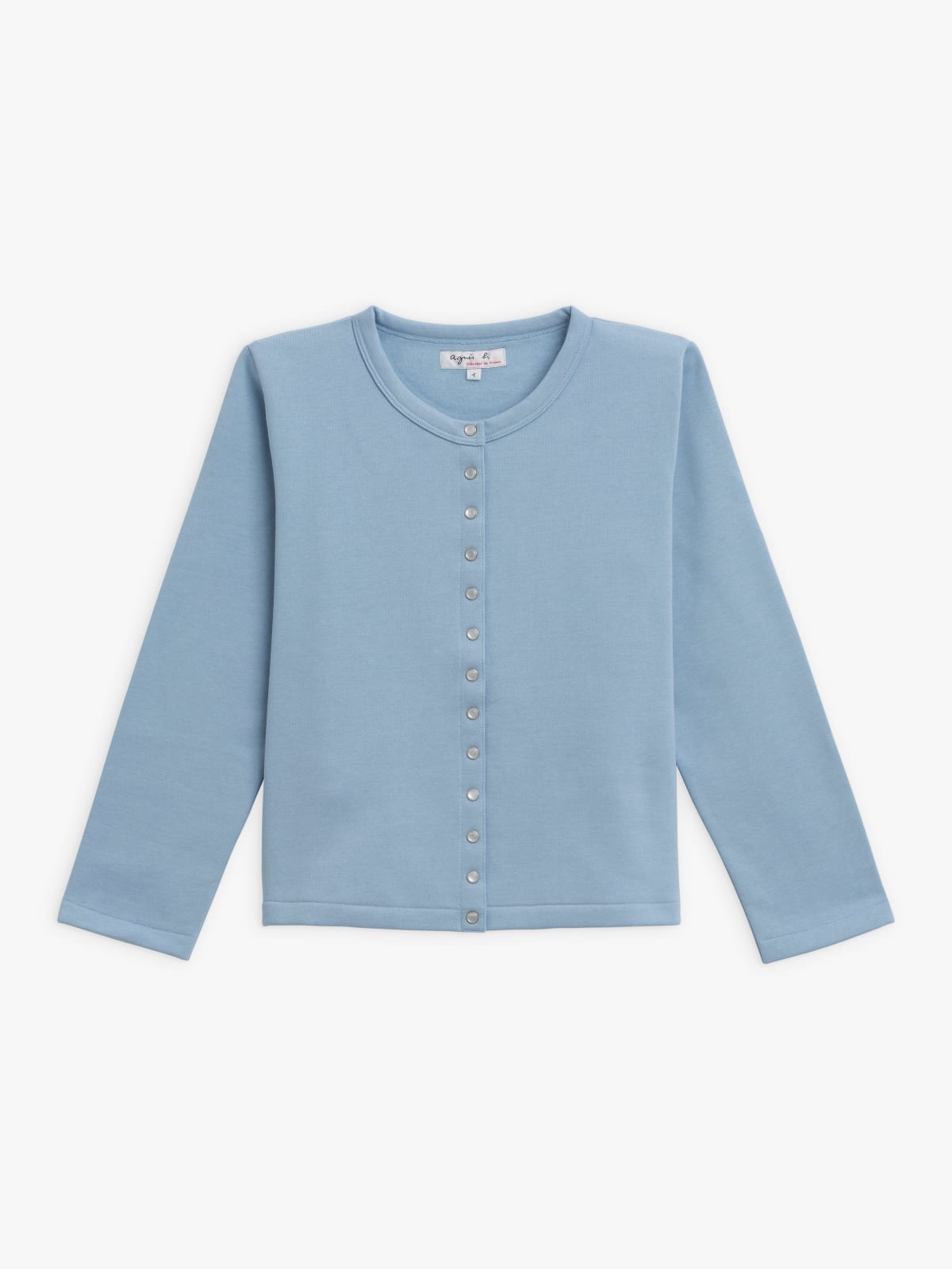 blue Le Petit snap cardigan | Agnès b.