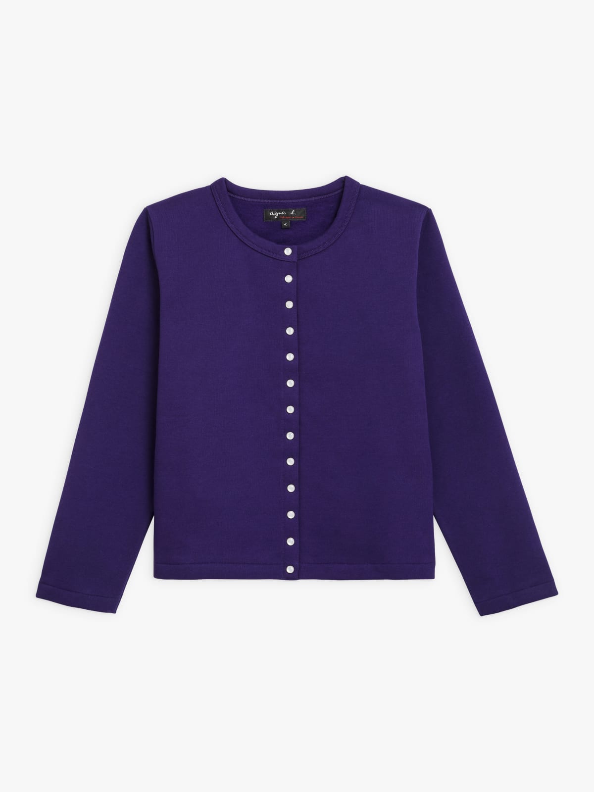 purple Le Petit snap cardigan