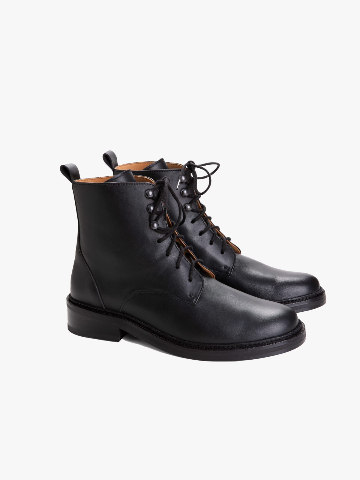 bottines Zoé noires en cuir