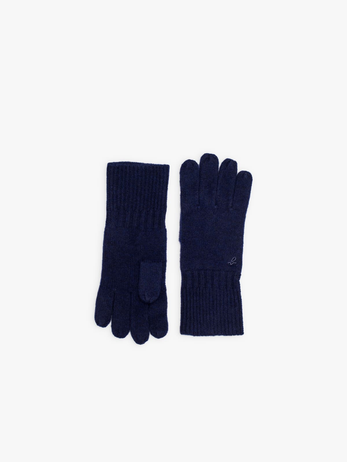 blue Nelio unisex cashmere gloves