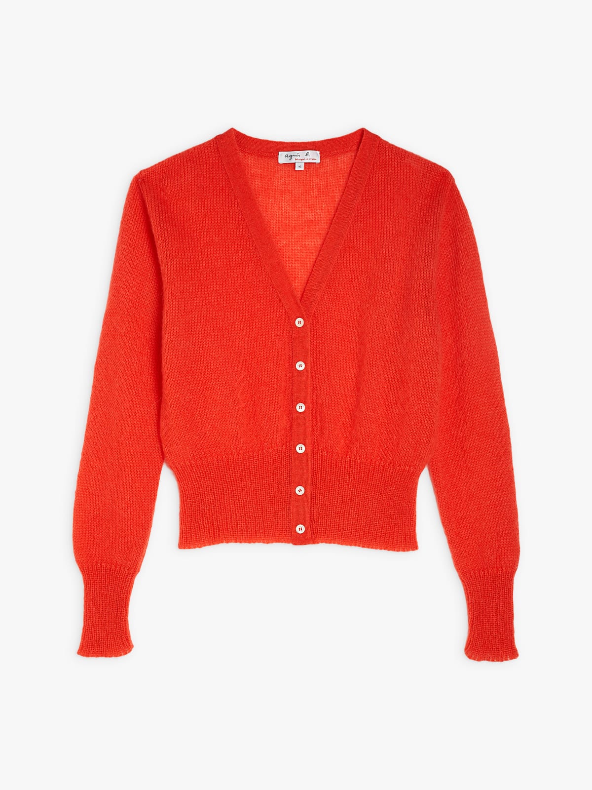 soft and lightweight maelys red cardigan