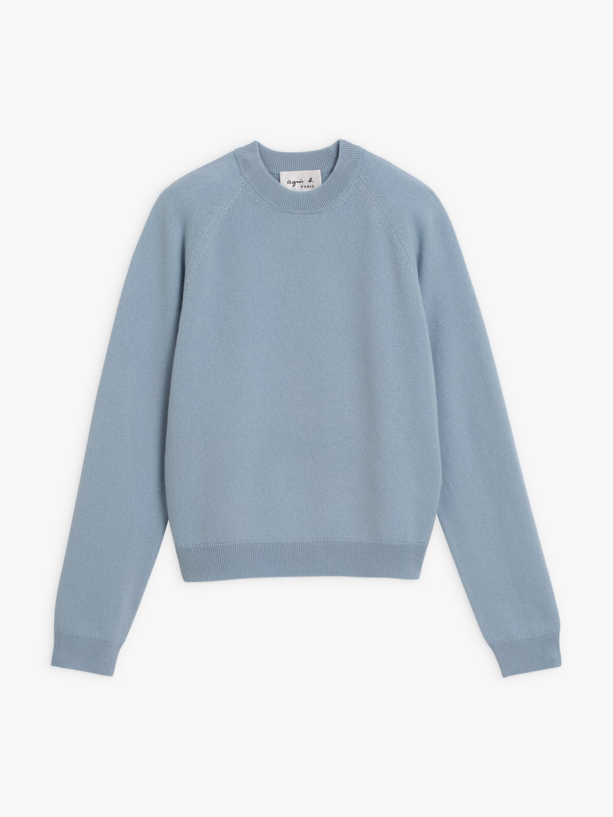 blue cashmere Neige sweater