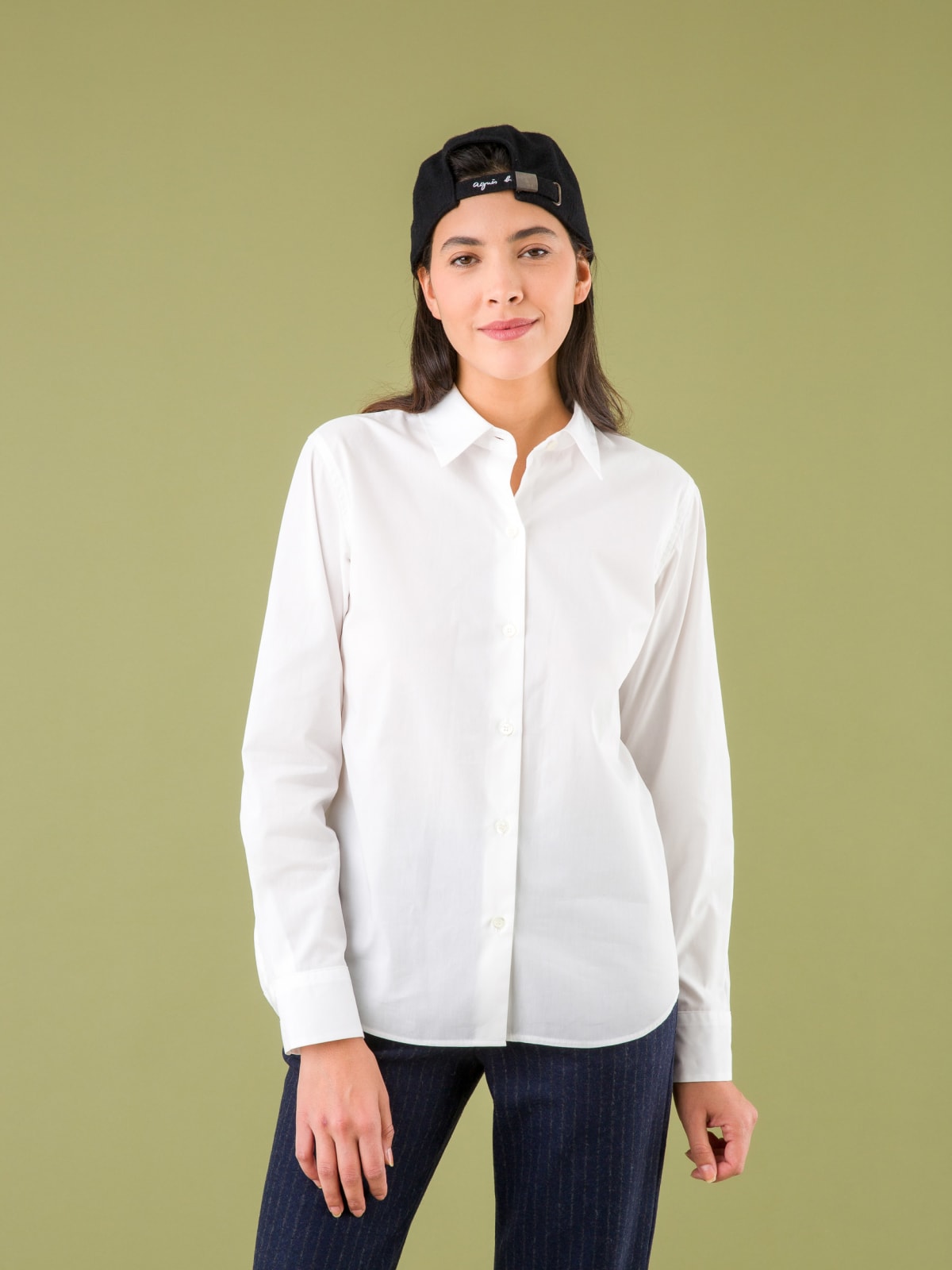 Jasmine white 100% cotton shirt