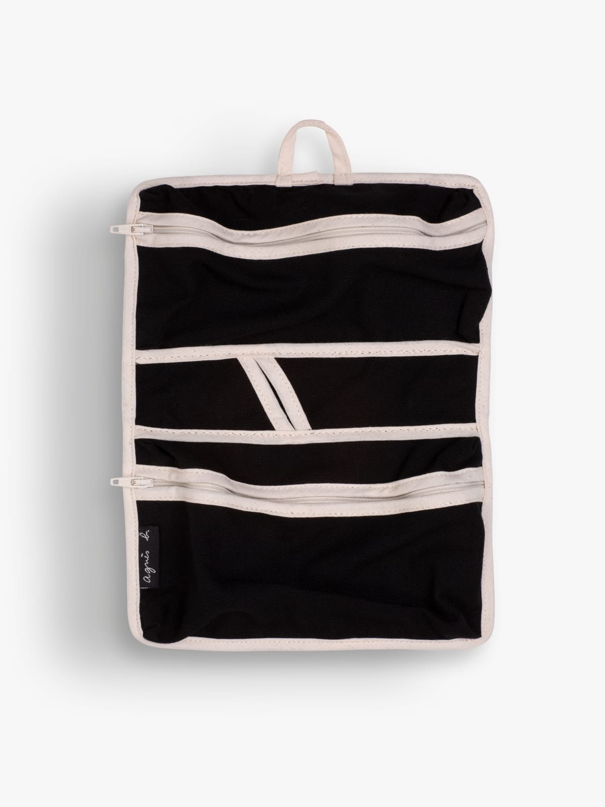 black Beauté cotton canvas pouch