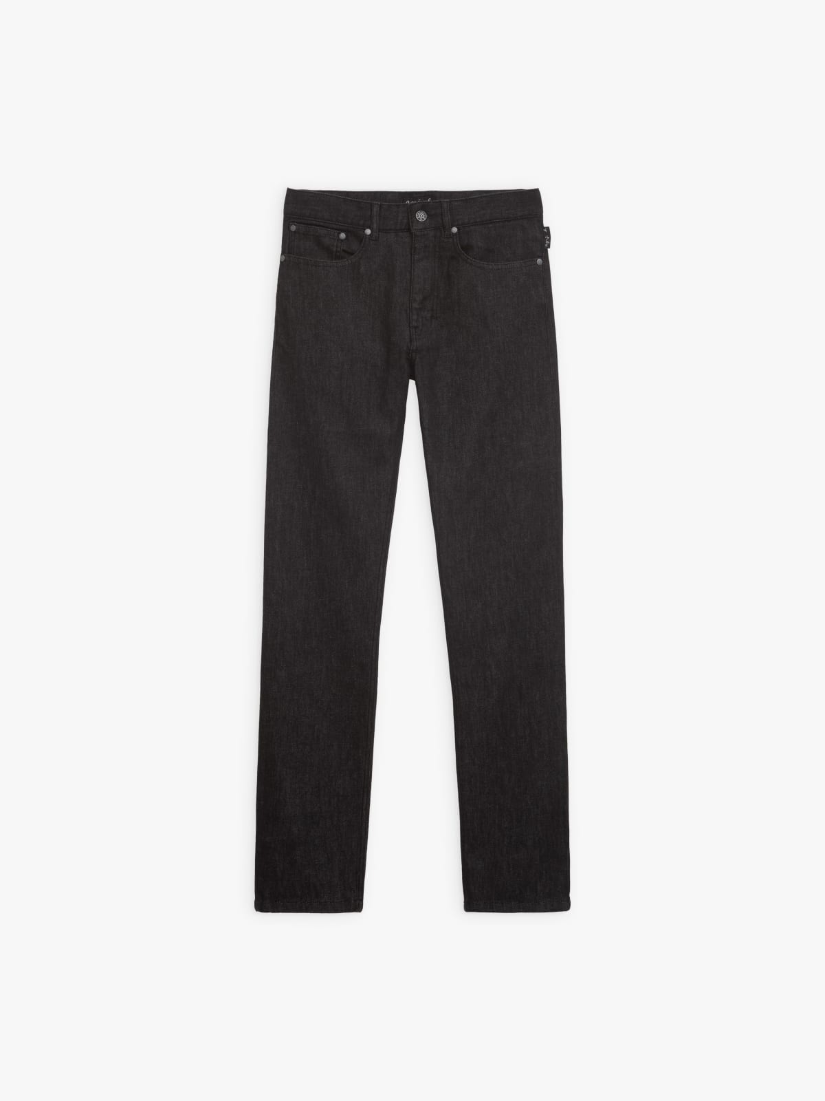 black #1 slim jeans in stretch denim